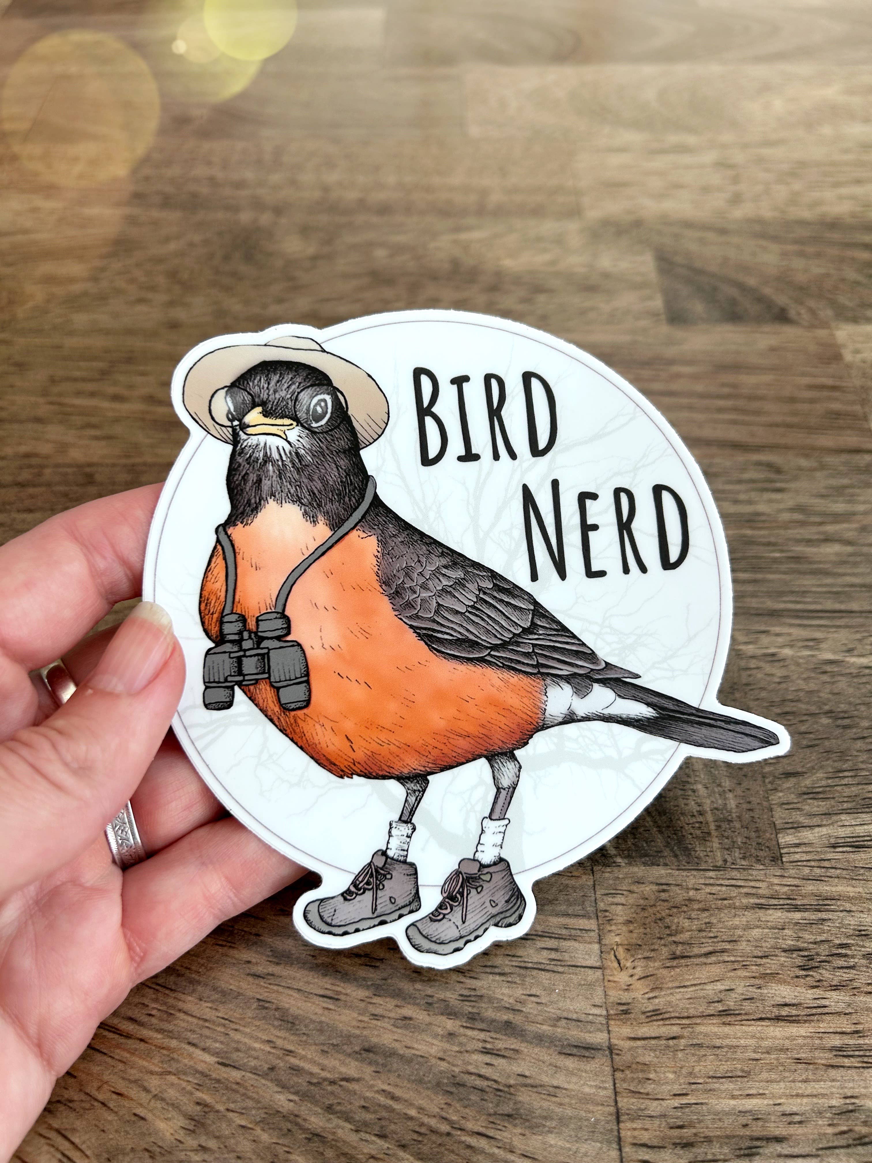 Bird Nerd Sticker. 306
