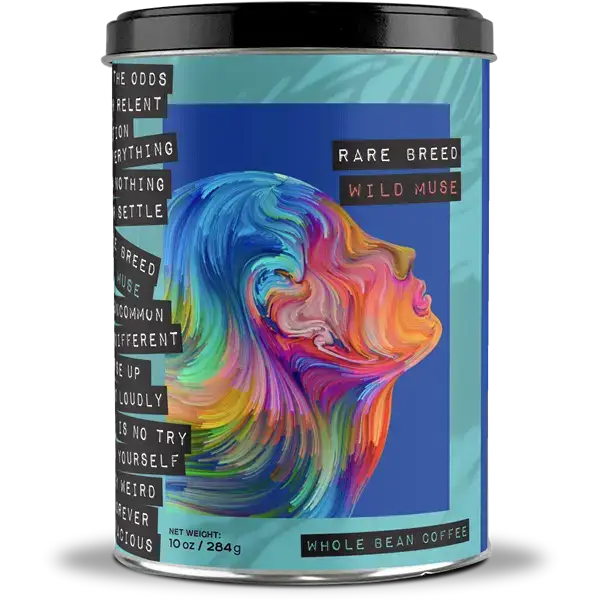 Natural Process Whole Bean Coffee, Wild Muse, 10oz