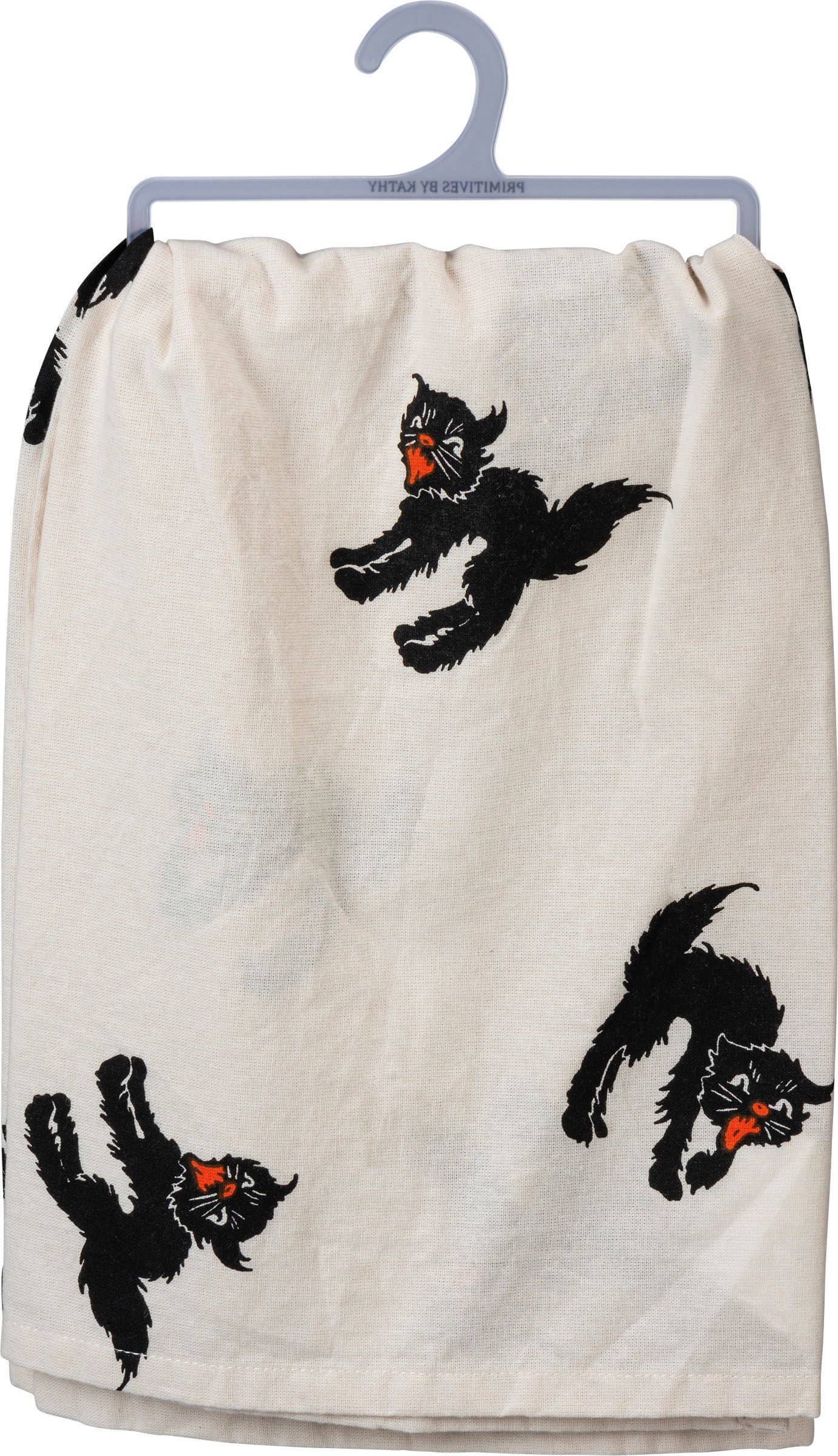 Happy Halloween Vintage Terrycloth Kitchen Towel