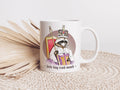 King Trash Mouth Raccoon Mug