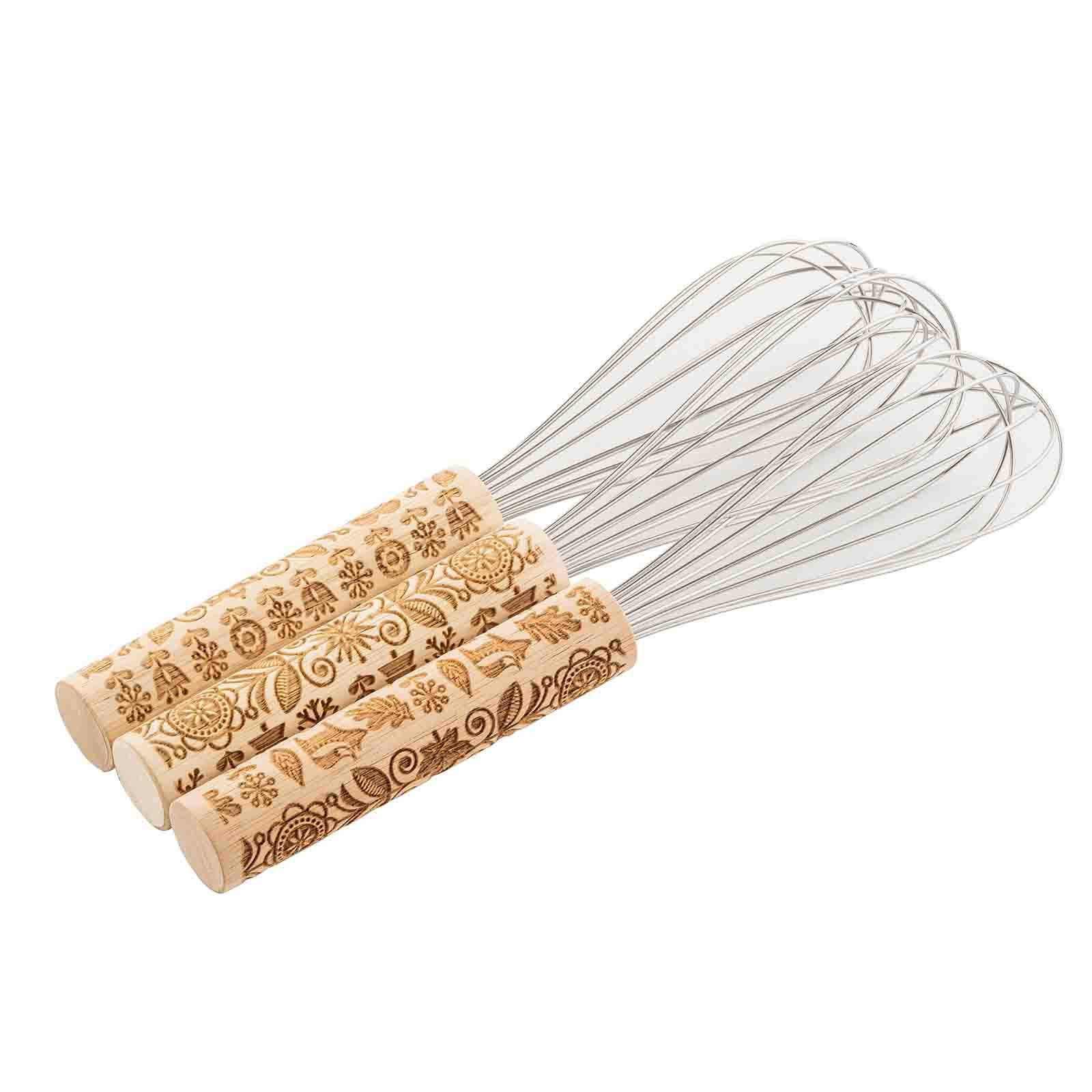 Embossed Decorative Whisk , Spring Design