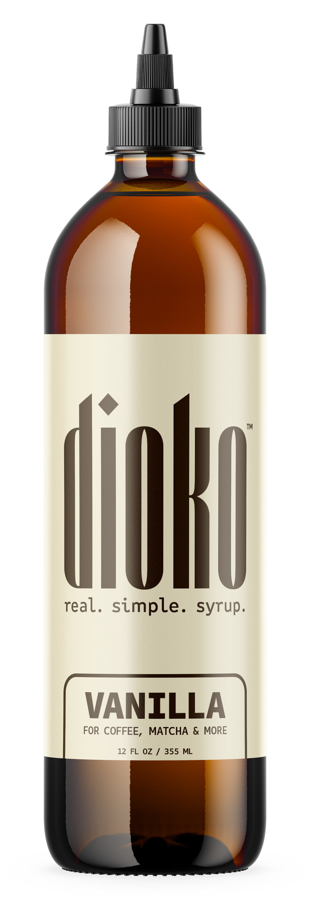 Dioko Premium Simple Syrup, 12 fl. oz Vanilla