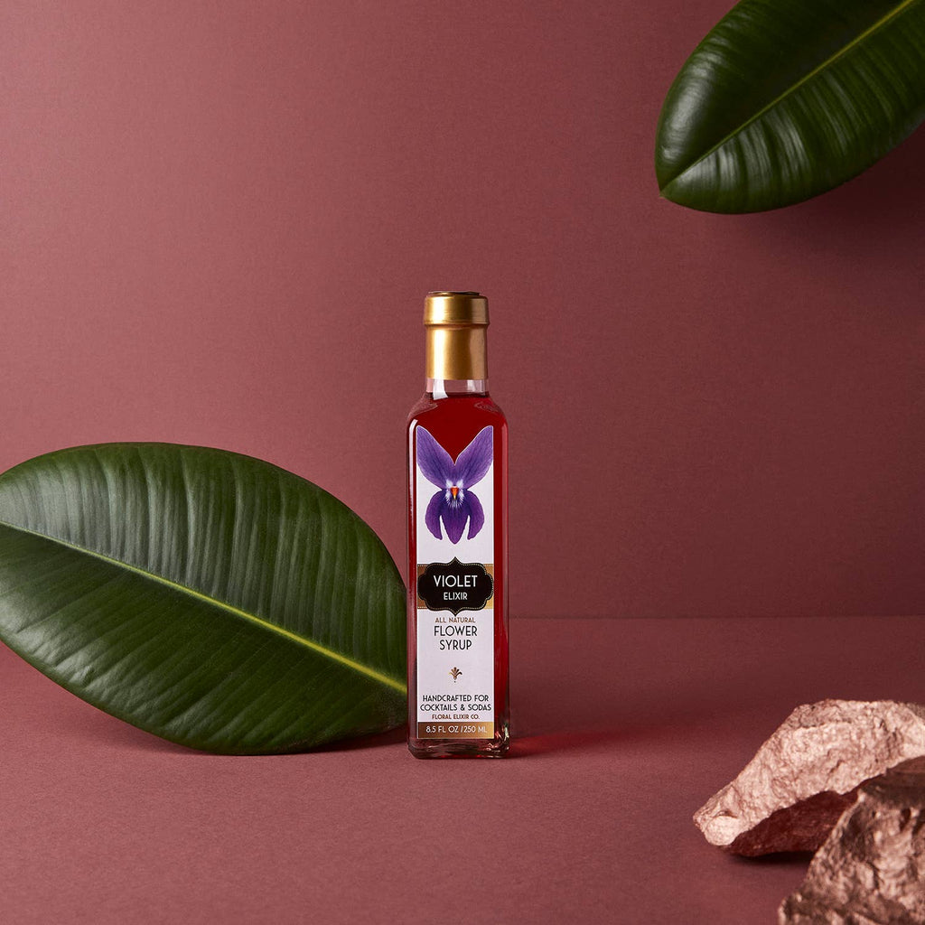 Violet Elixir. All Natural Cocktail & Soda Syrup.