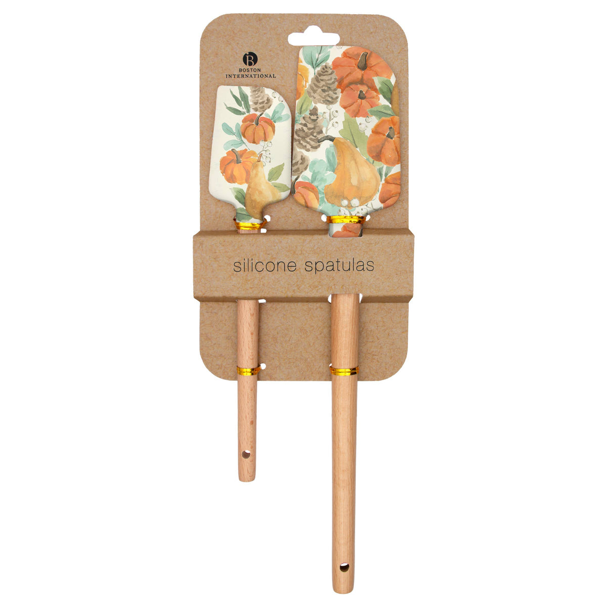 Harvest Silicone Spatula Set of 2 Fall Autumn