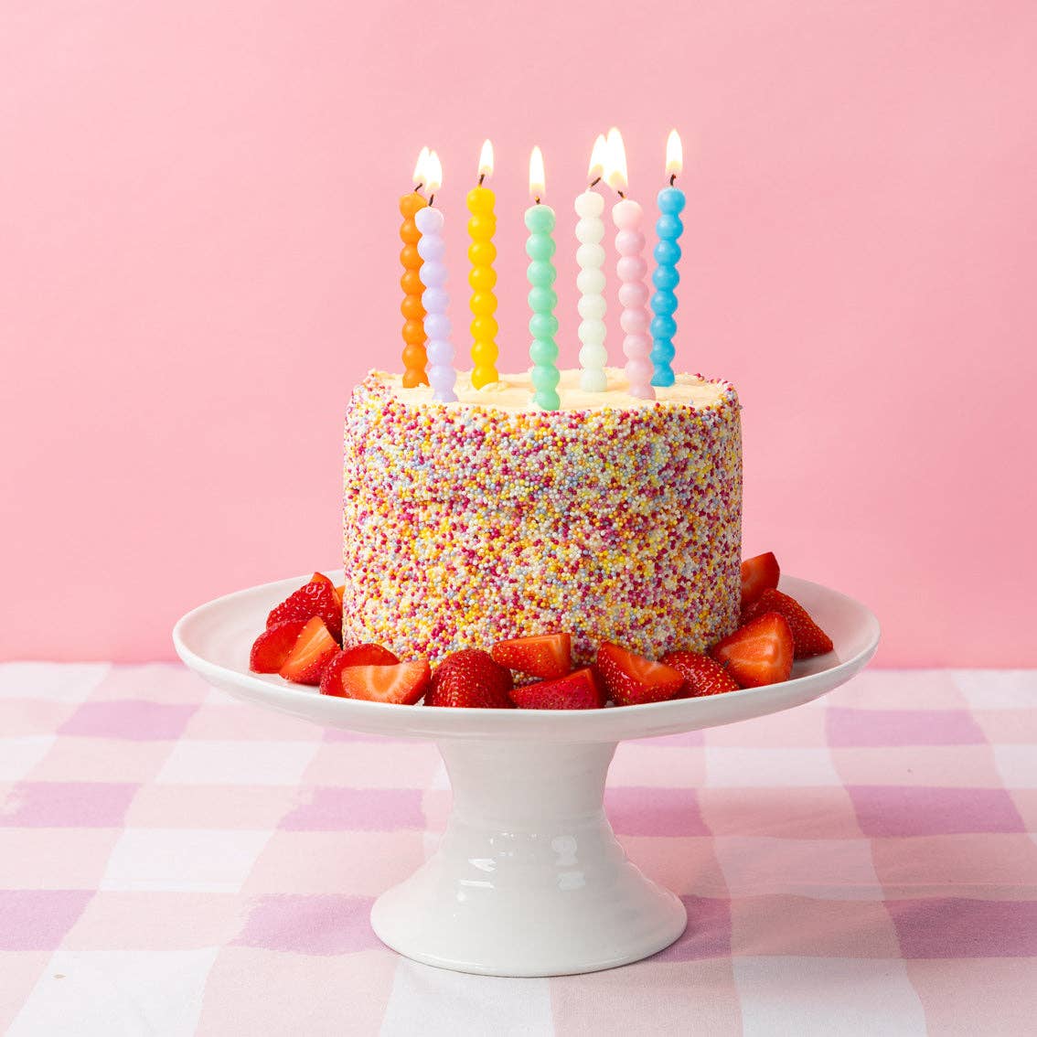 Birthday Candles - 3 Varieties, pack of 8 candles