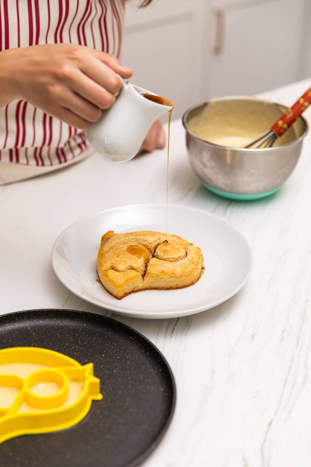 Farm Friends Breakfast Set – Egg & Pancake Mold with Whisk