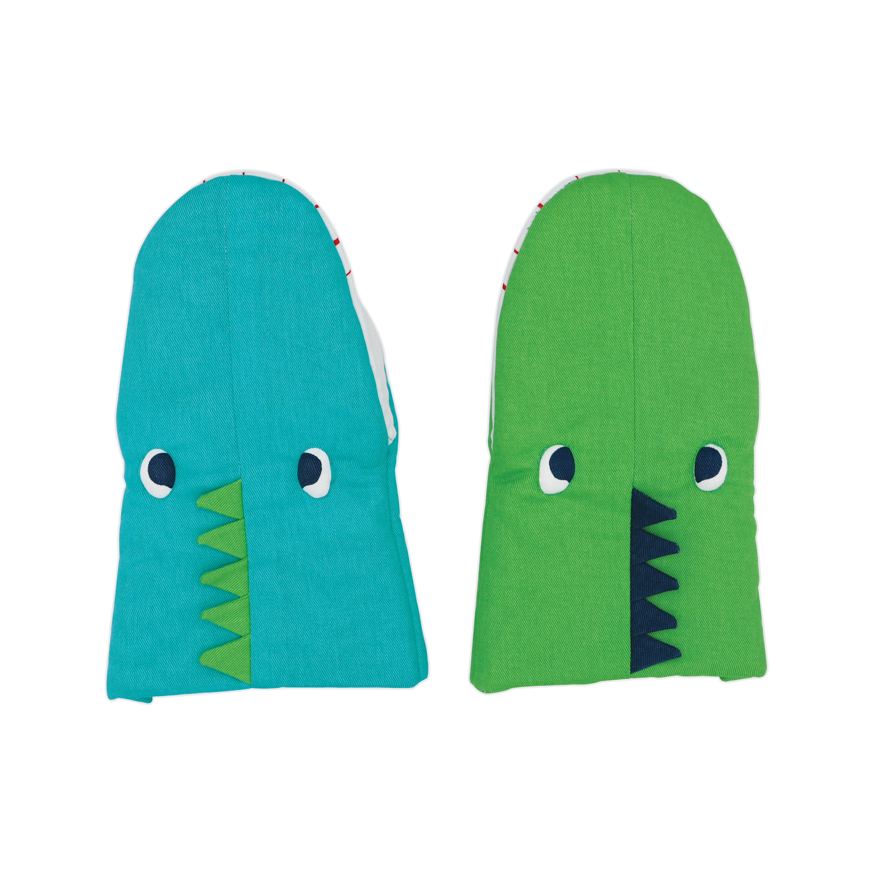 Dinosaur Kids Apron 3pc Set – Youth Apron and Oven Mitts