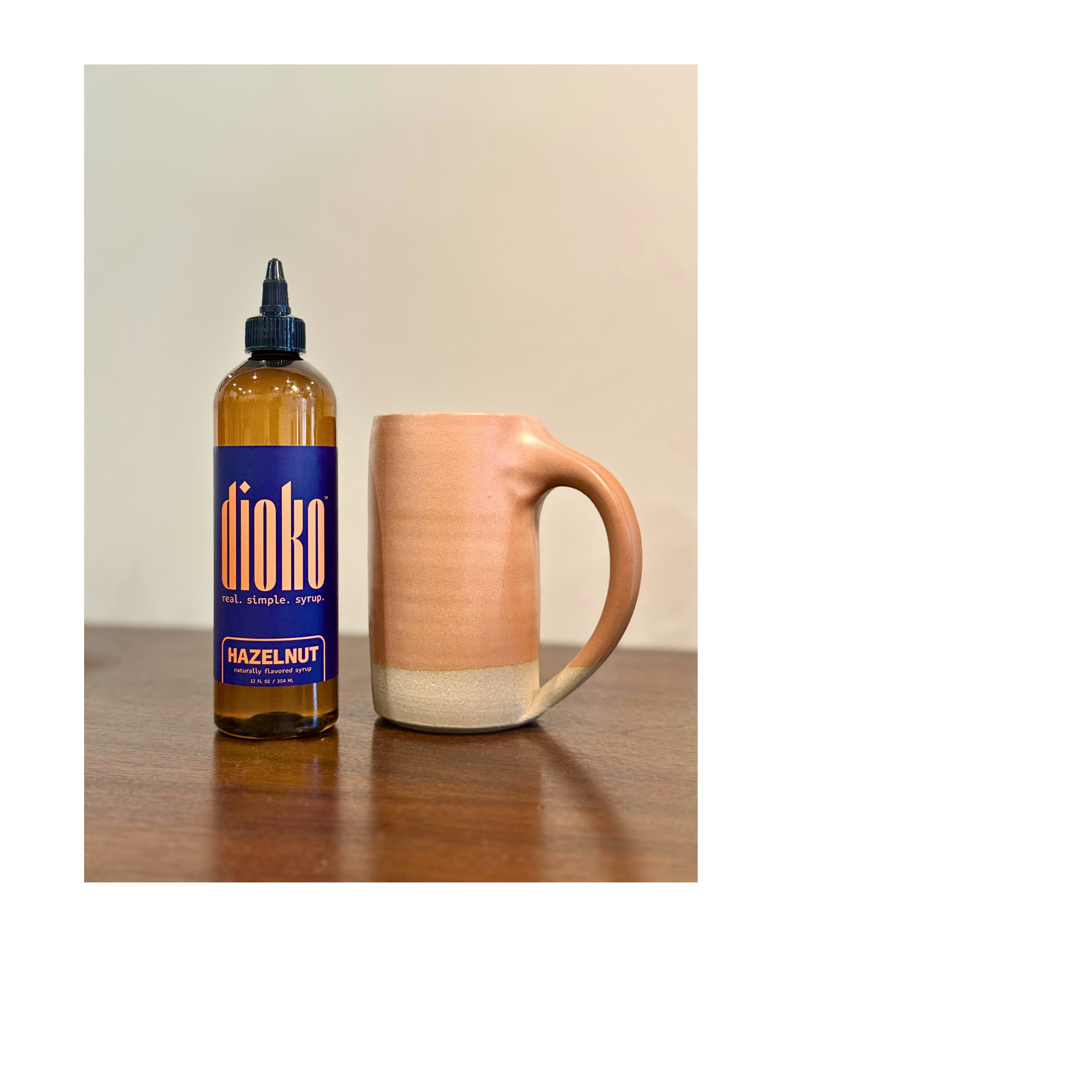 Dioko Premium Simple Syrup, 12 fl. oz Hazelnut