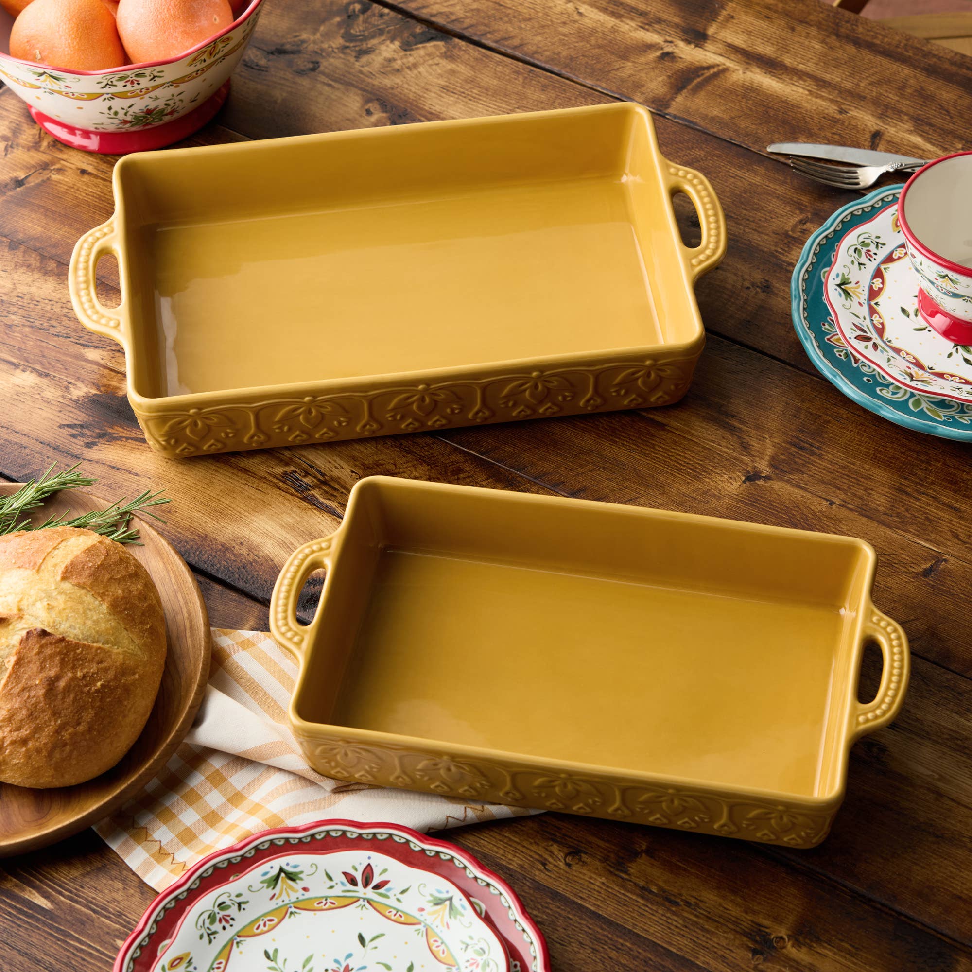 Provence Medium Rectangular Baker 14in x 8.75in