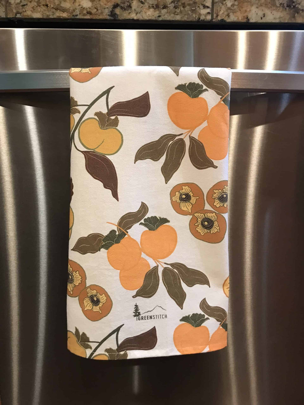 Spiced Persimmon Tea Towel