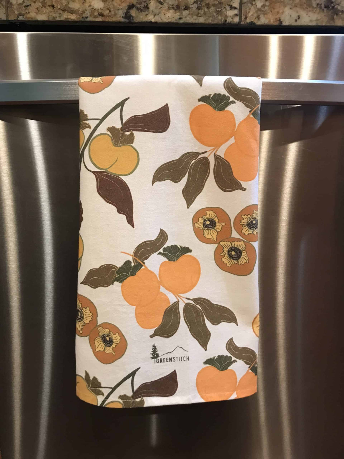 Spiced Persimmon Tea Towel
