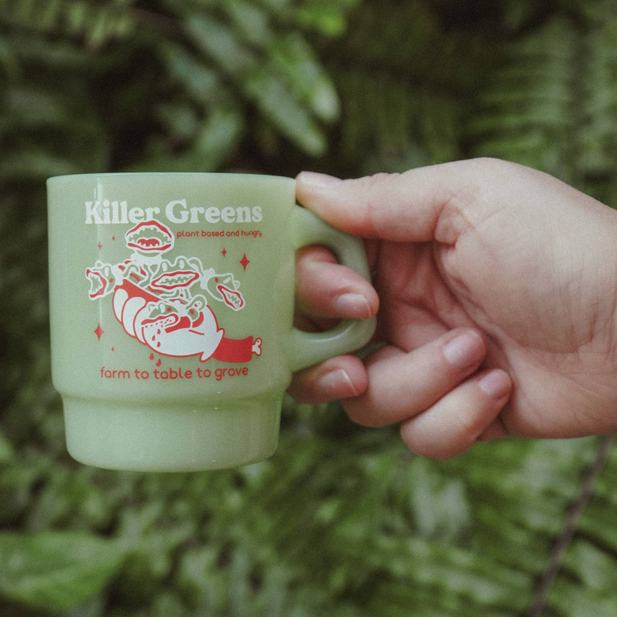 "Killer Greens" Vintage Diner Mug