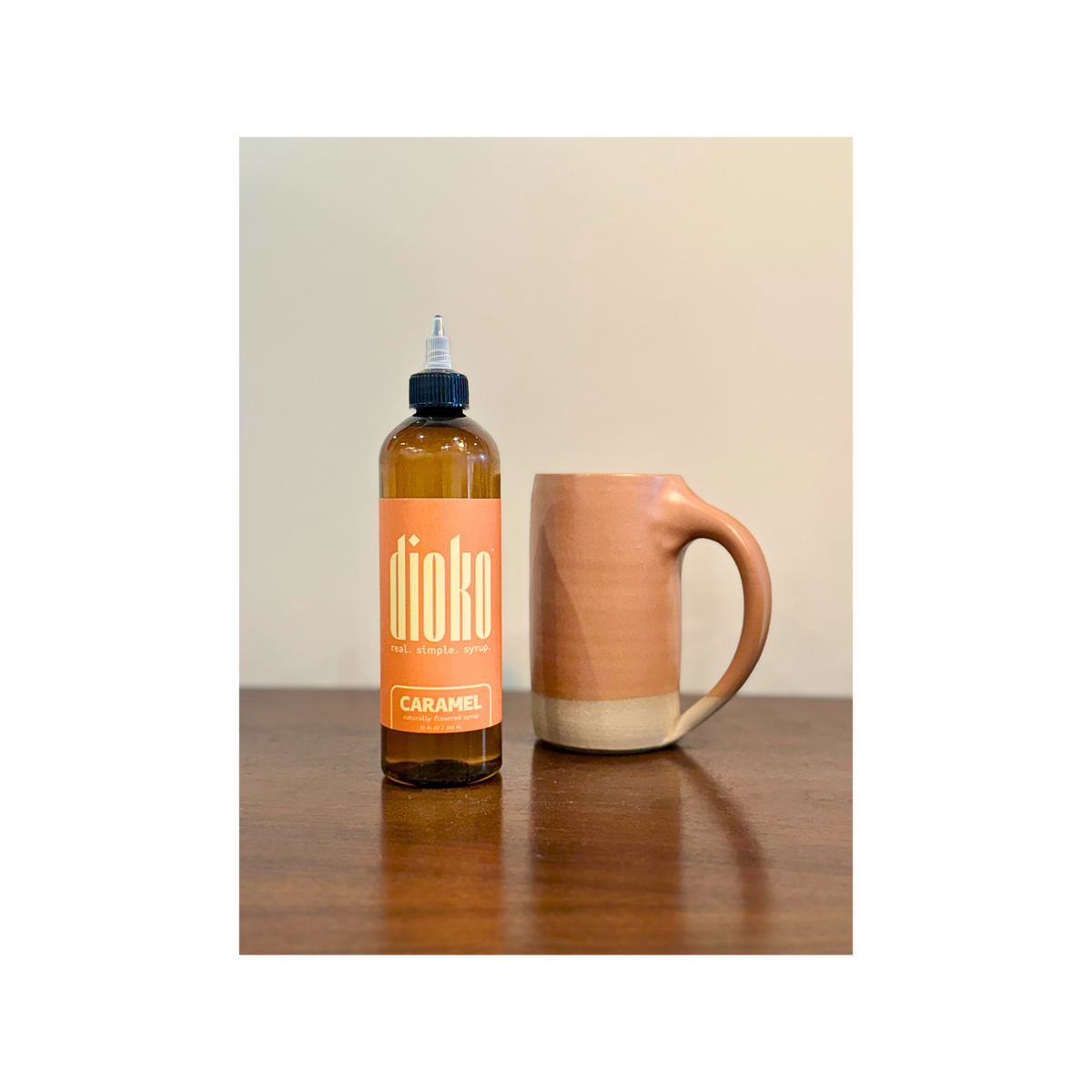 Dioko Premium Simple Syrup, 12 fl. oz Caramel