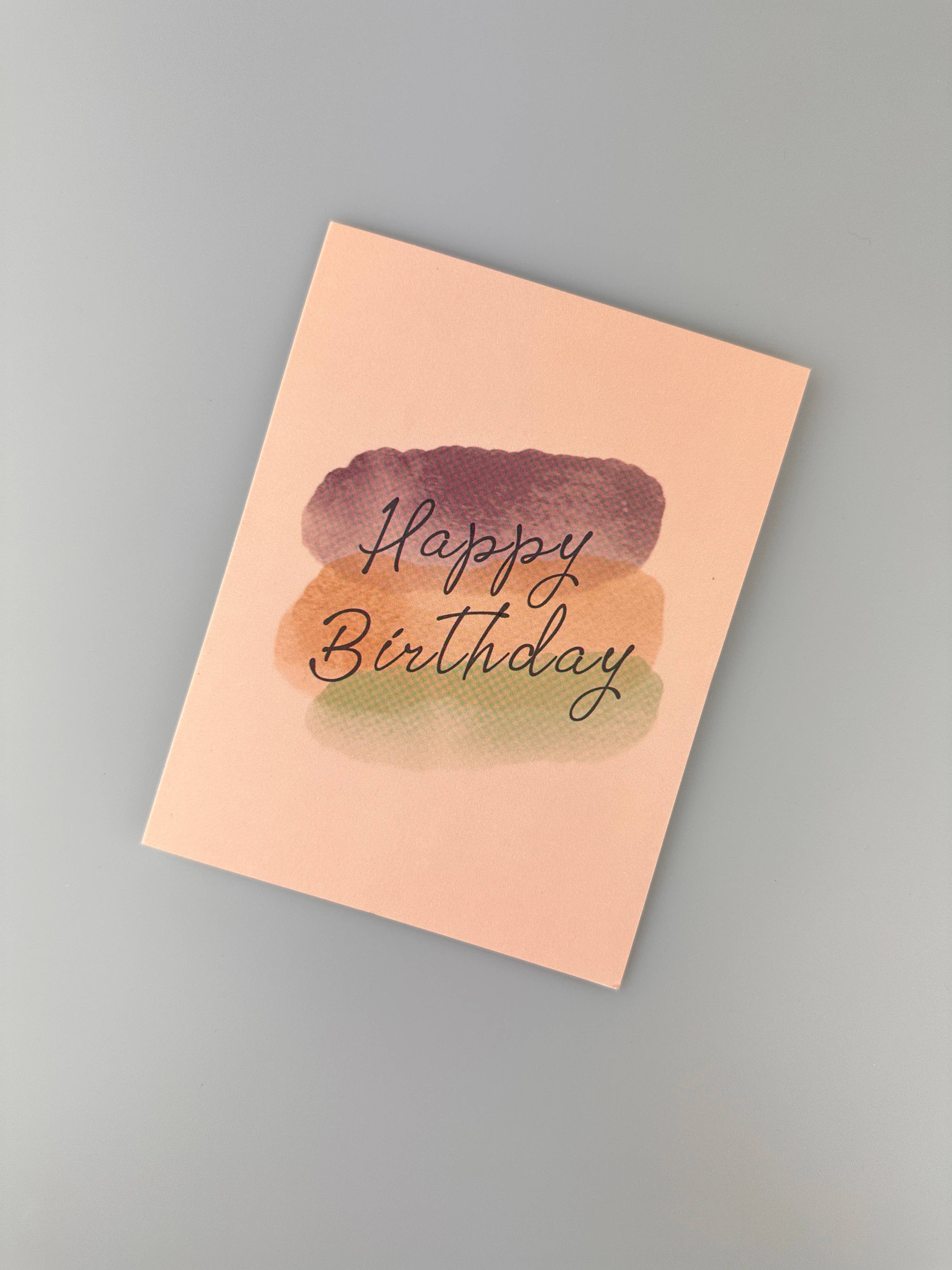 Minimalist Birthday Card