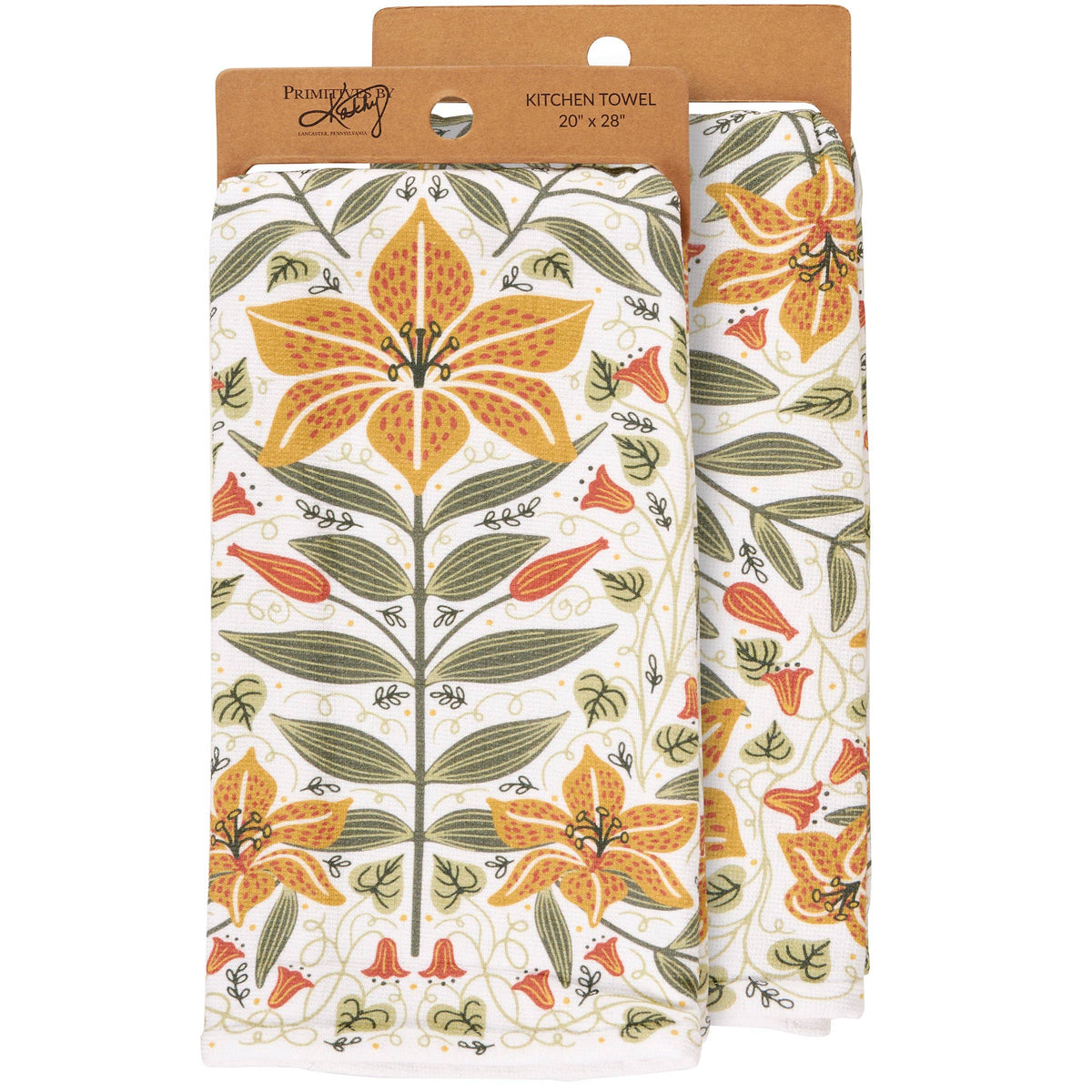 Nouveau Lily Terrycloth Kitchen Towel