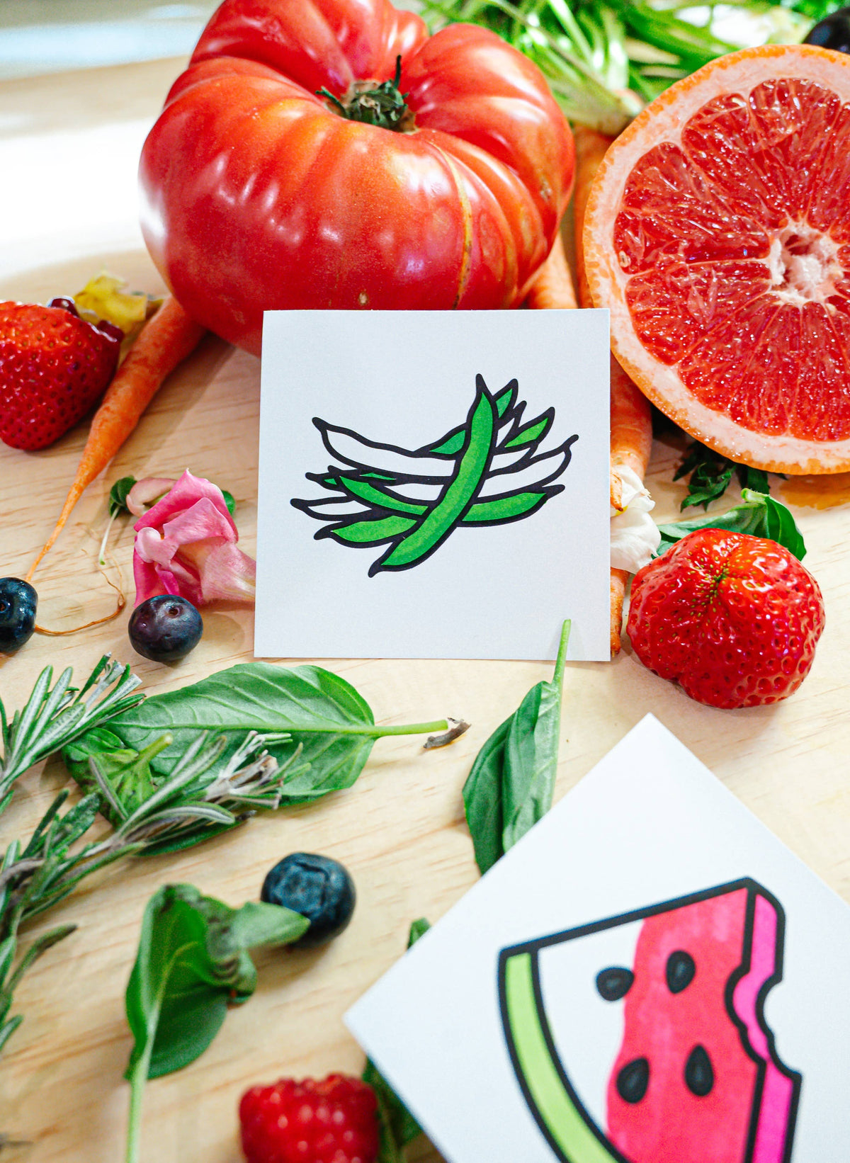Farm To Table Mini Coloring Book - Fruits & Veggies