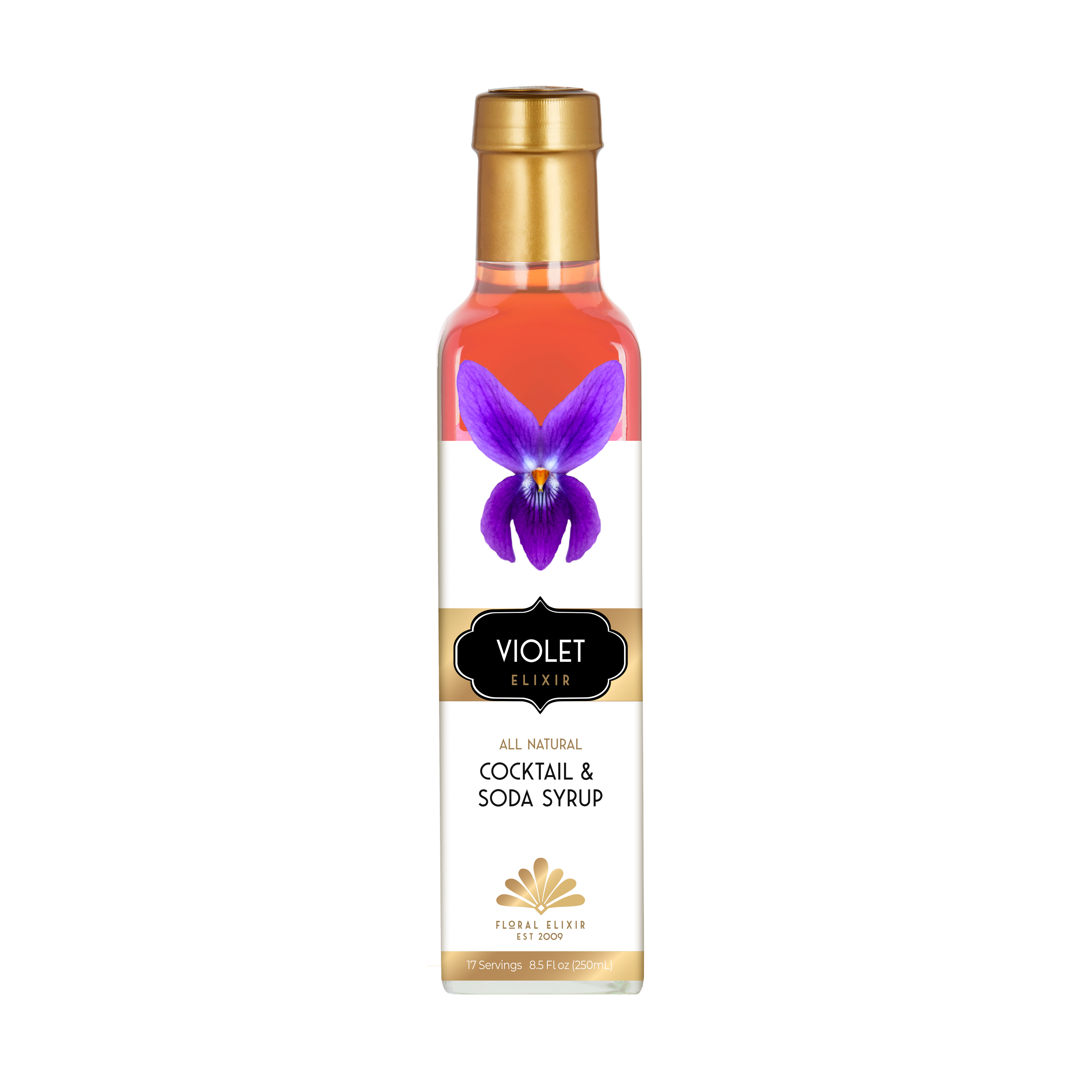 Violet Elixir. All Natural Cocktail & Soda Syrup.