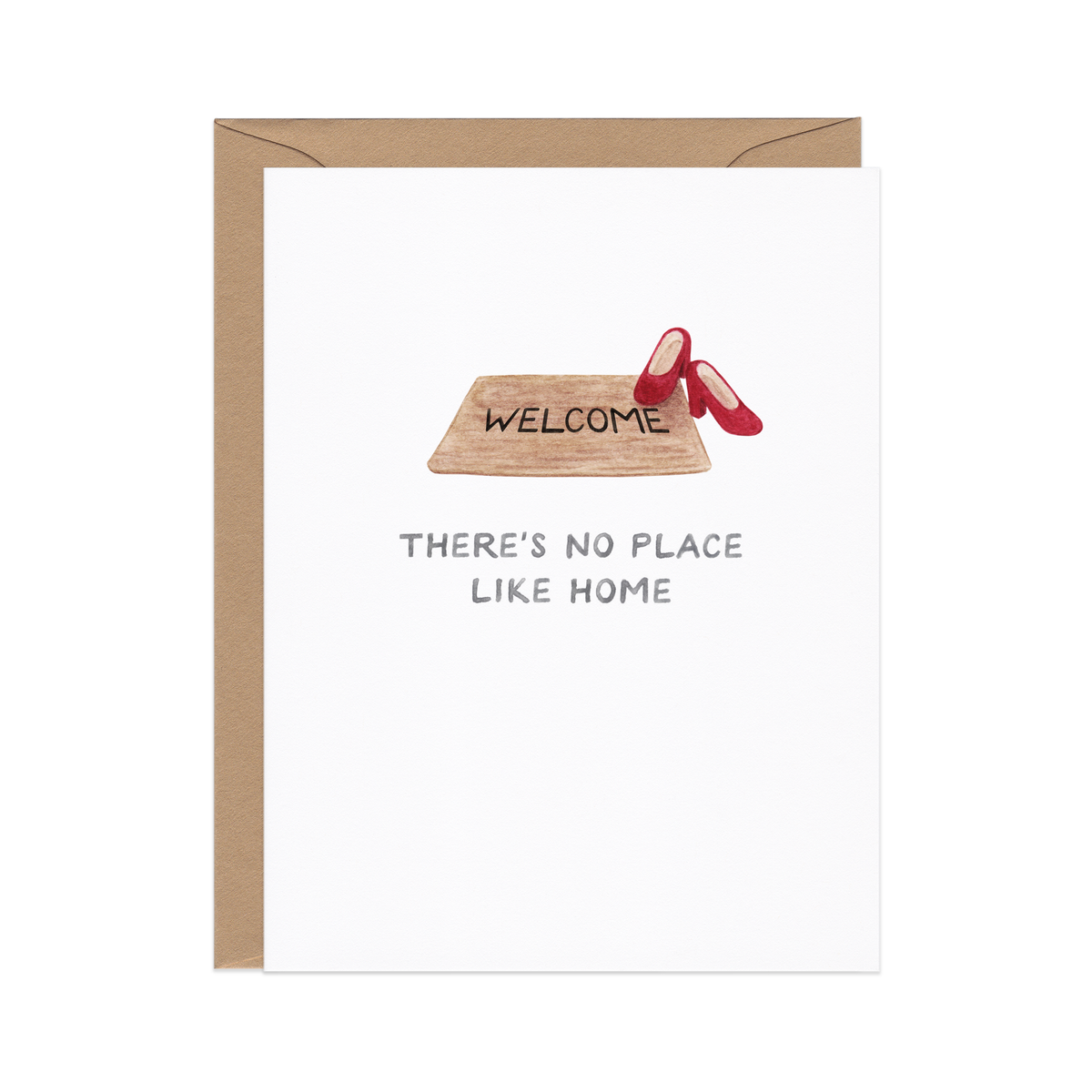 No Place Like Home — Welcome Mat Housewarming Card