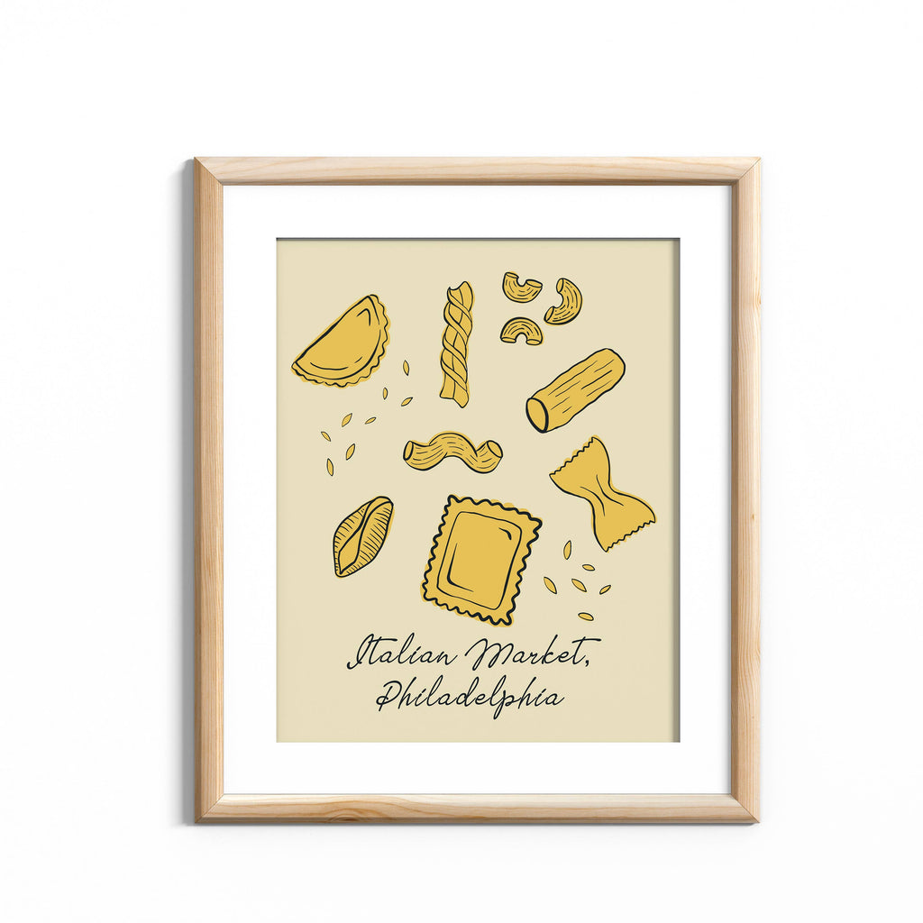 Philly Italian Market Pasta Print