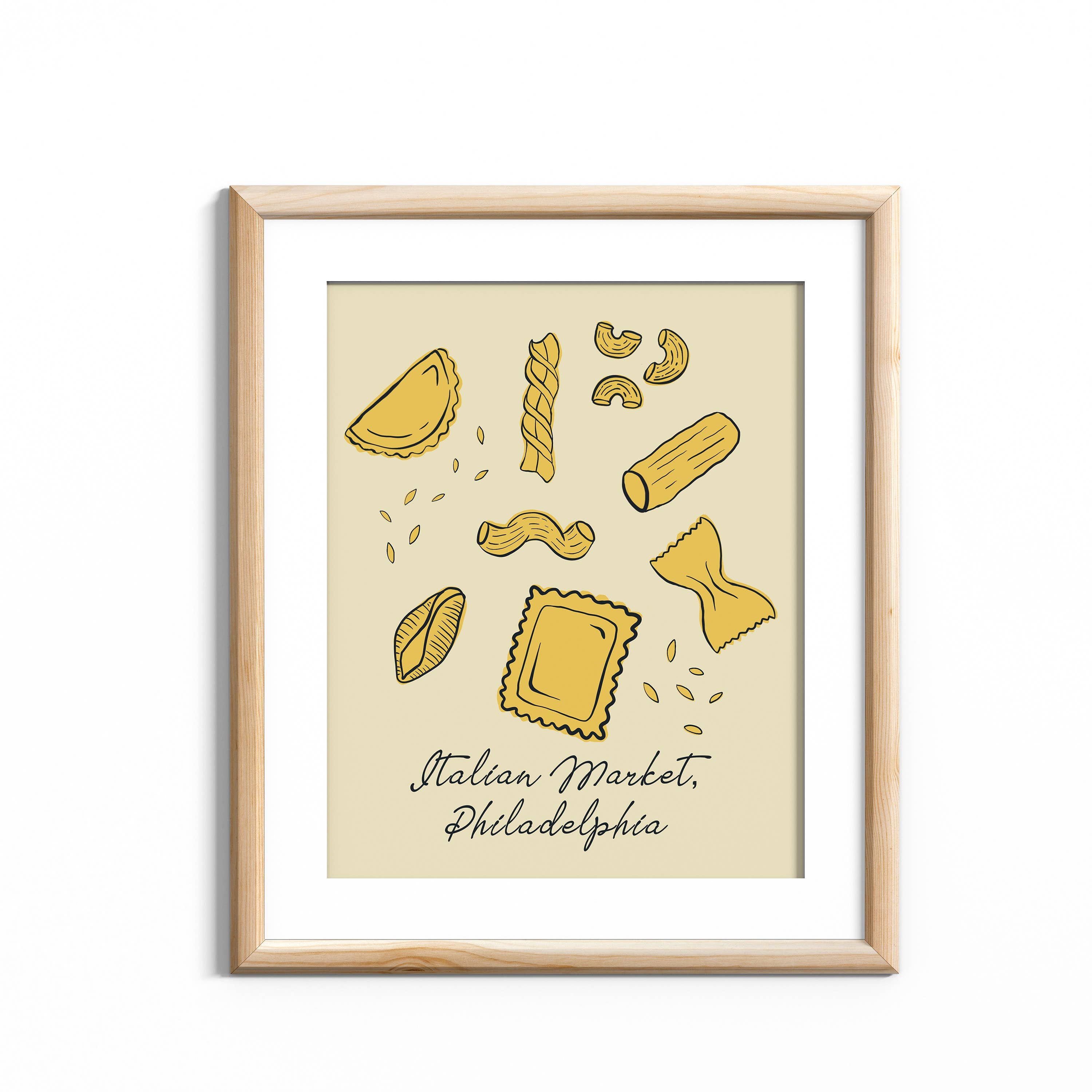 Philly Italian Market Pasta Print
