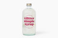 Glitter Simple Syrup, 16 fl oz with Edible Glitter