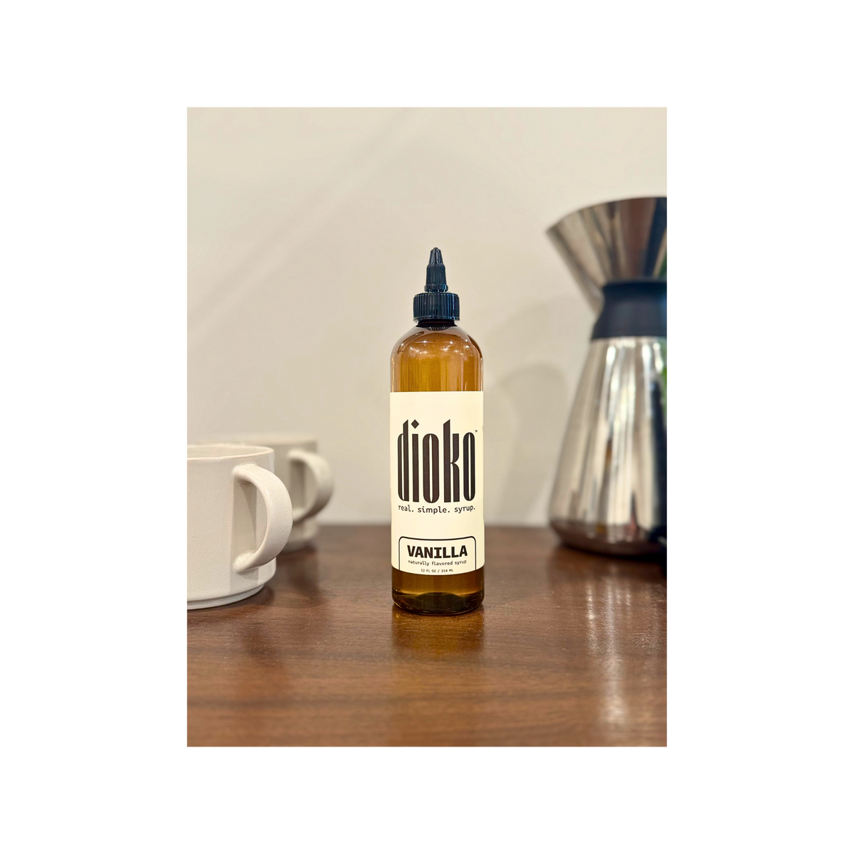 Dioko Premium Simple Syrup, 12 fl. oz Vanilla