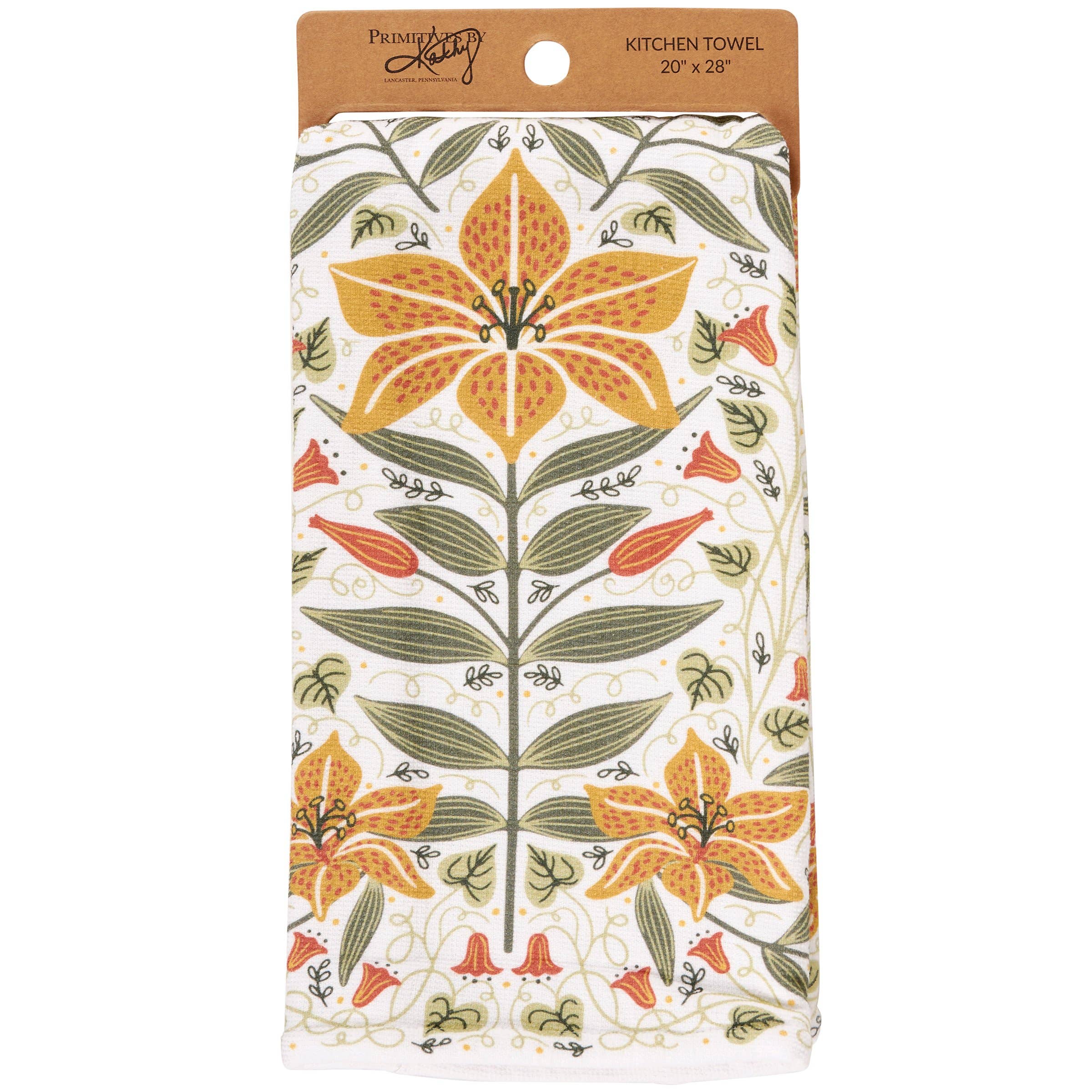Nouveau Lily Terrycloth Kitchen Towel