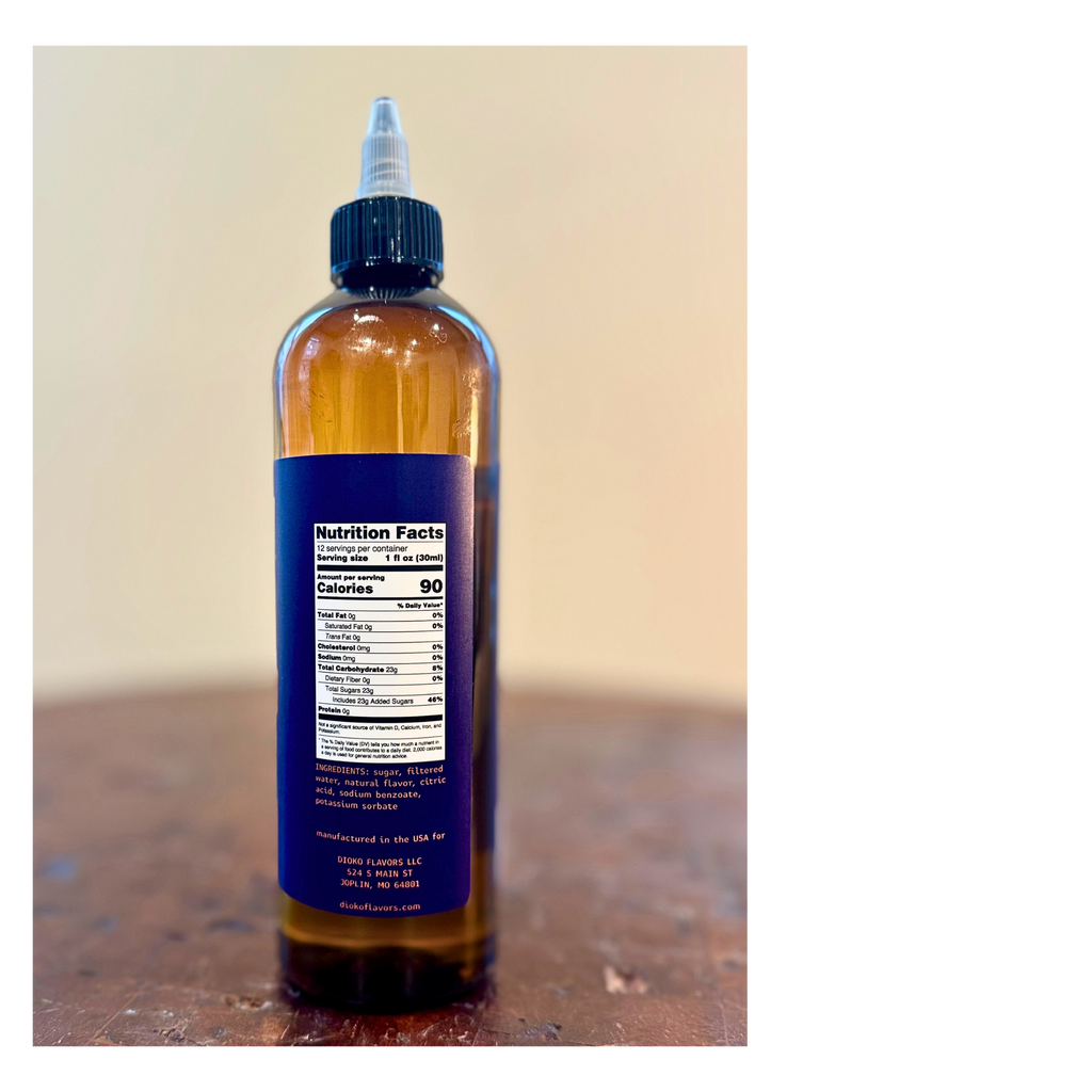 Dioko Premium Simple Syrup, 12 fl. oz Hazelnut