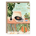 Record Player One Of The Greats Birthday Card