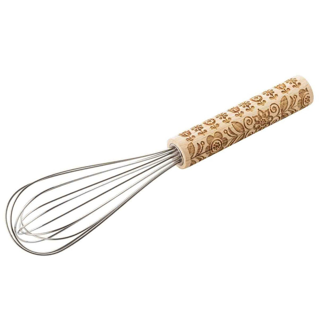 Embossed Decorative Whisk , Spring Design