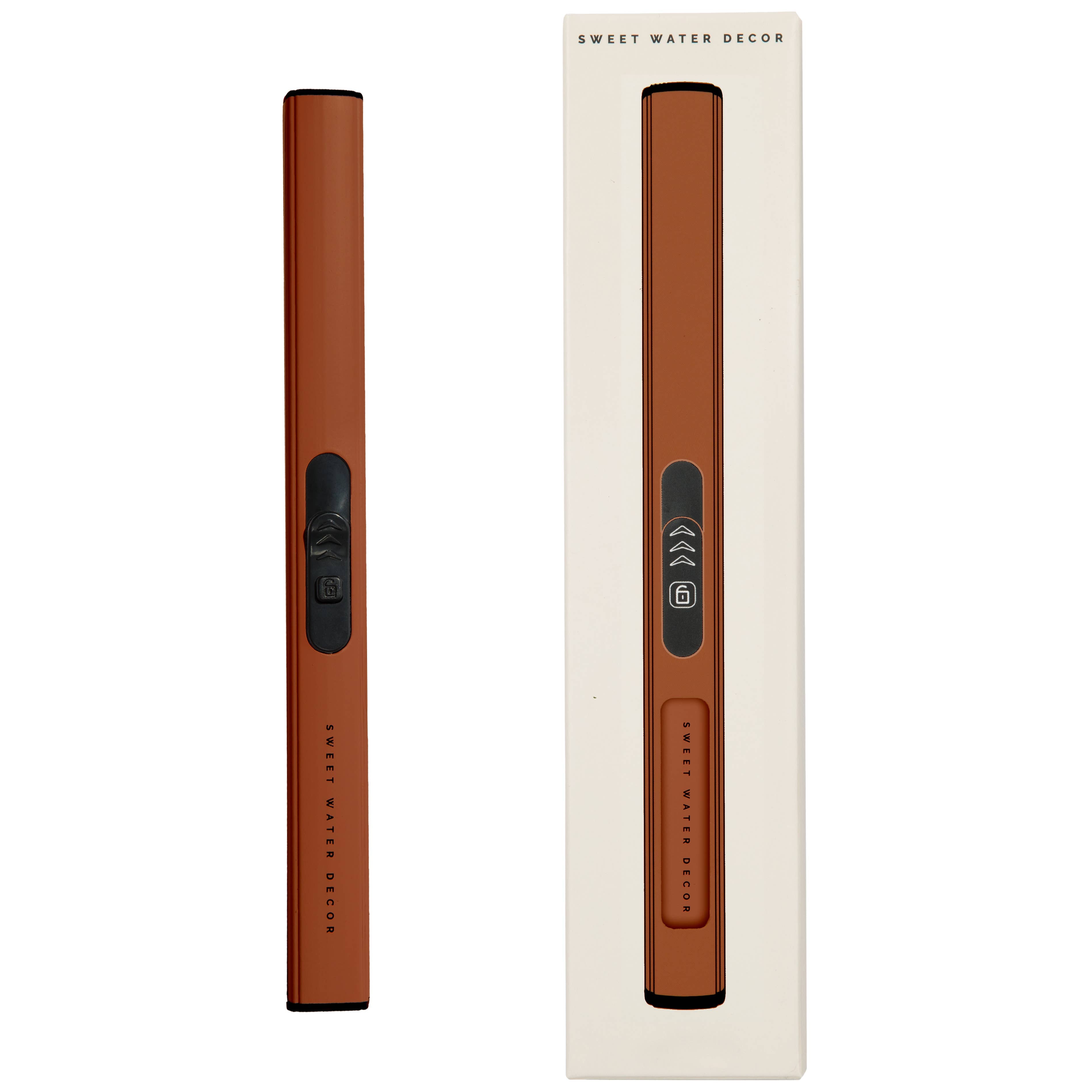 Burnt Orange Rechargeable Electric Lighter