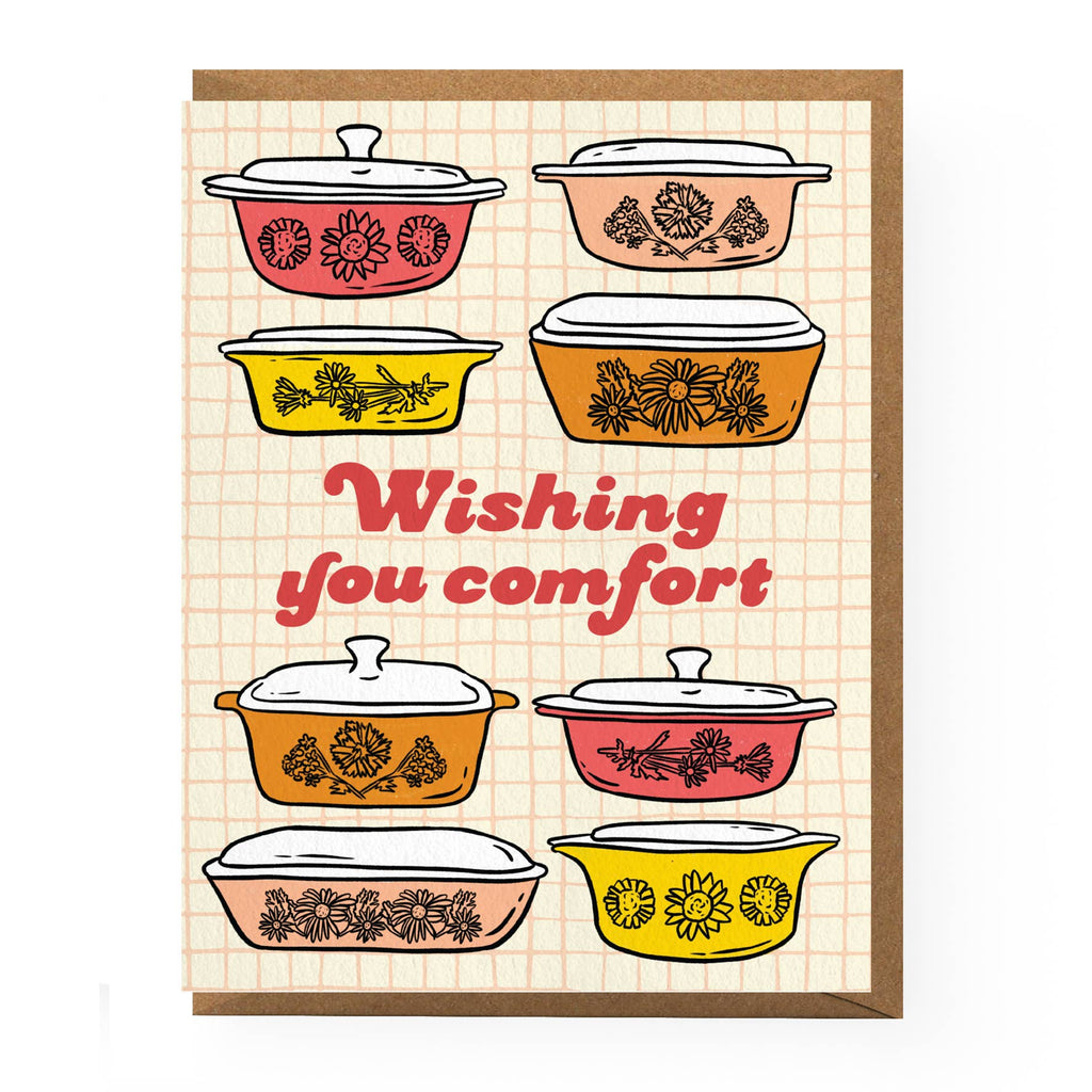 Comfort Casserole Sympathy Card
