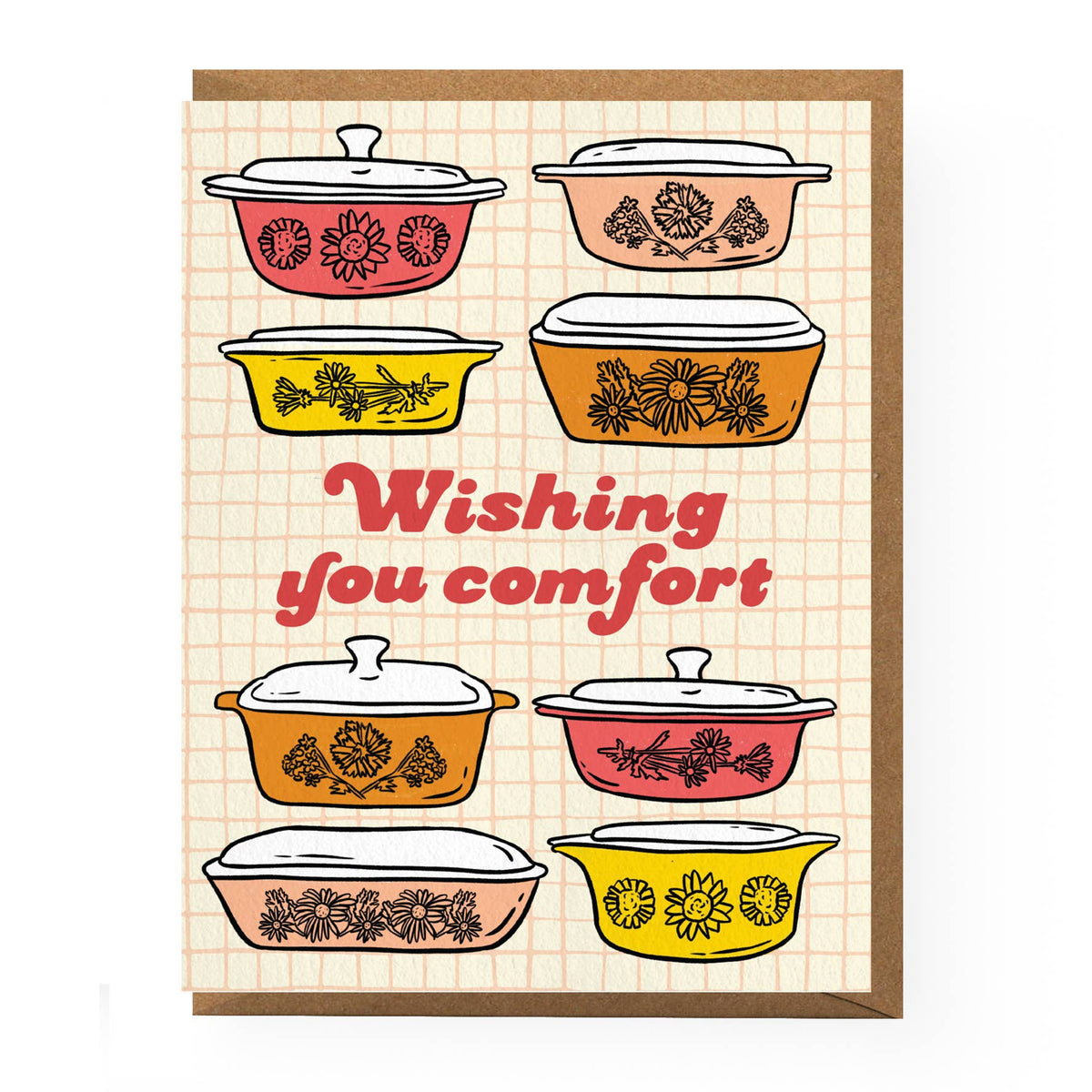 Comfort Casserole Sympathy Card
