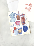 Coffee Date For Life - Wedding Engagement Love Greeting Card