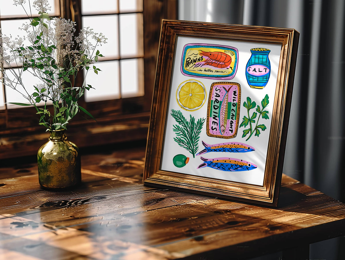 "Mediterranean Flavors" - 8" x 10" Giclée Art Print