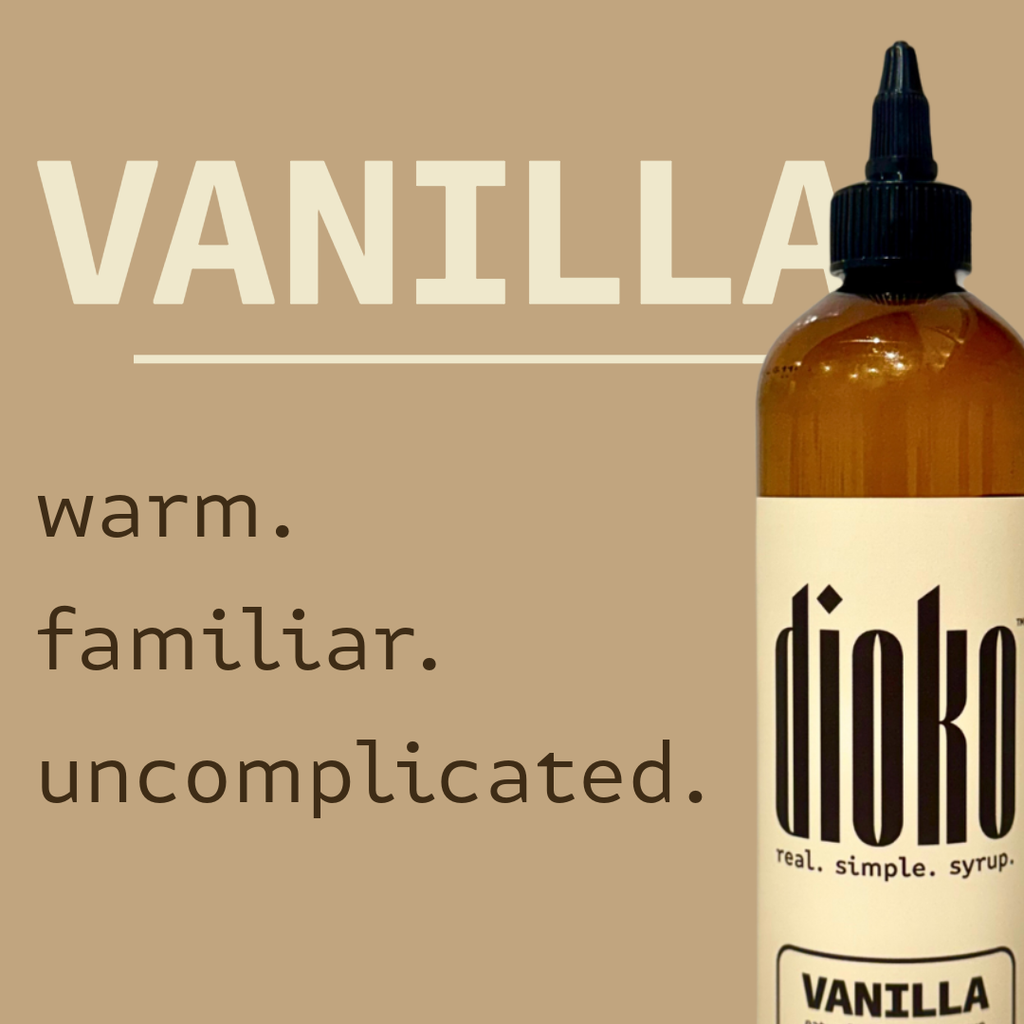Dioko Premium Simple Syrup, 12 fl. oz Vanilla