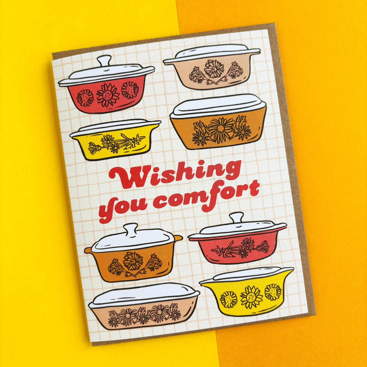 Comfort Casserole Sympathy Card