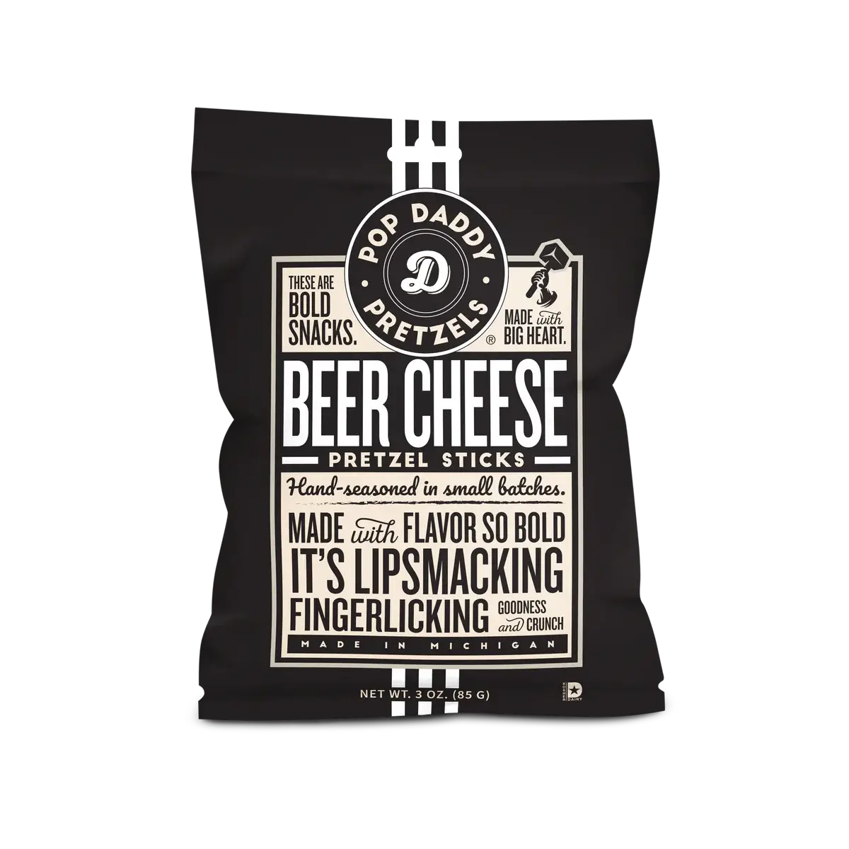 Seasoned Pretzels - 3oz - Beer Cheese (NEW 12CT)