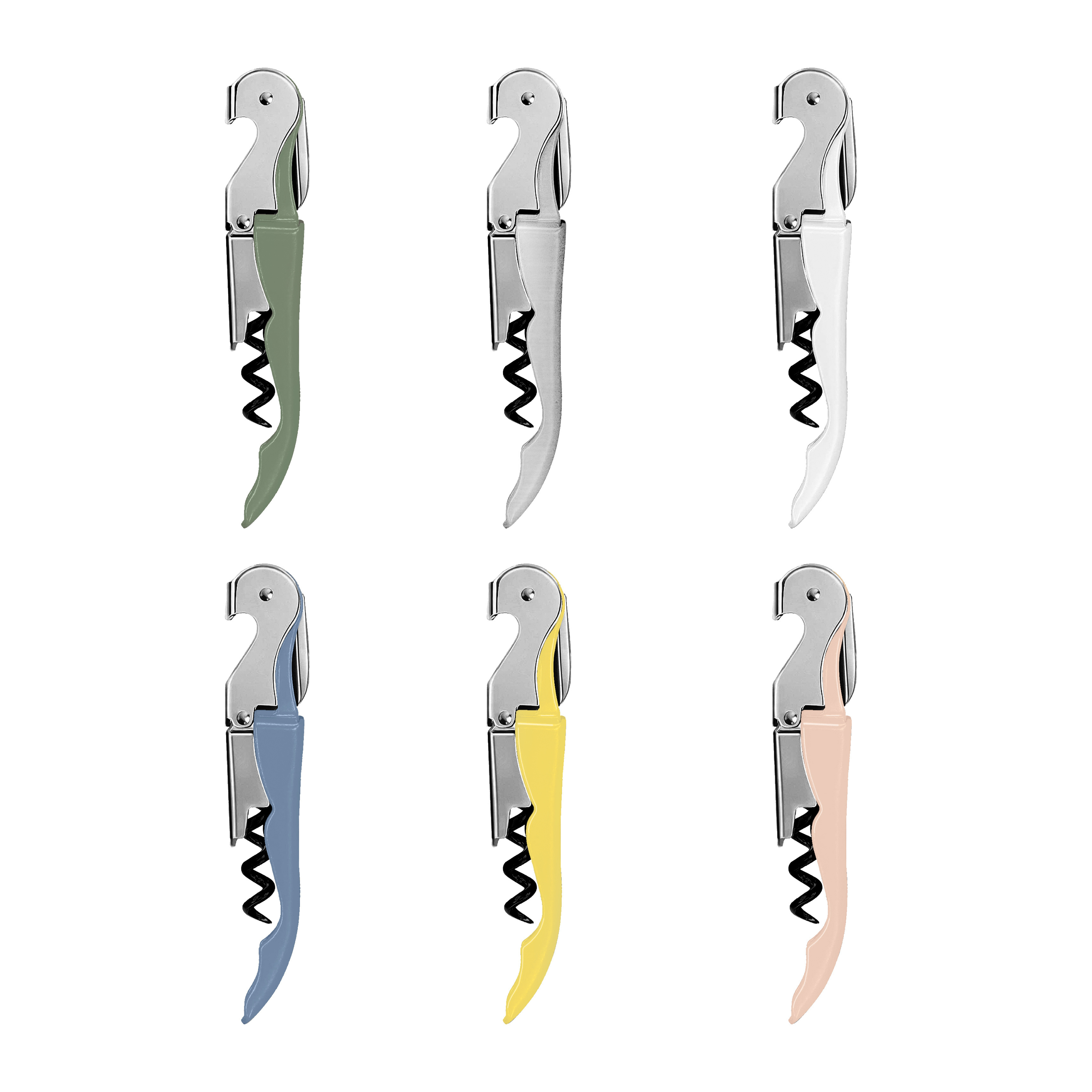 Waiter's Corkscrew - 6 Assorted Colors