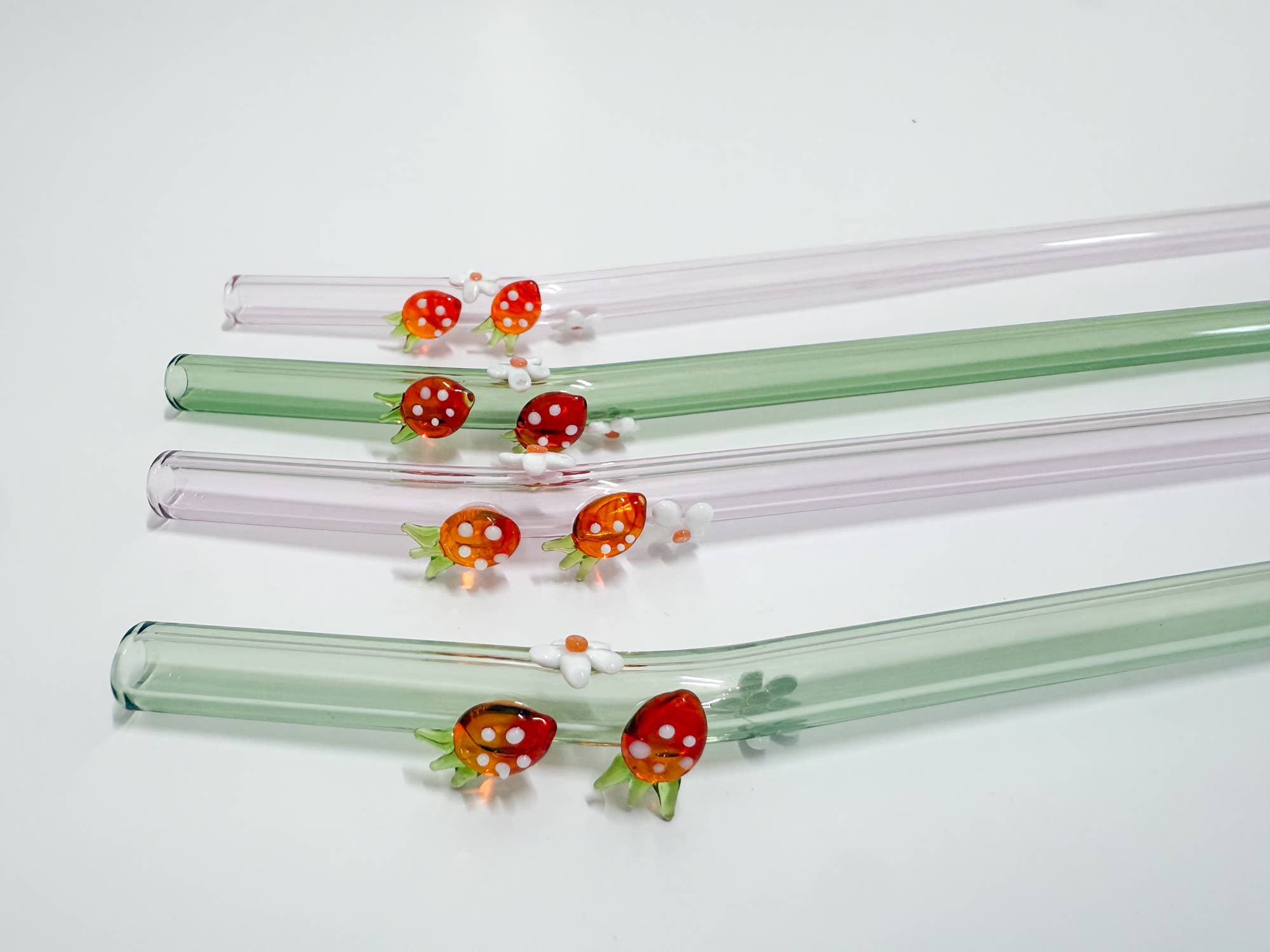 Strawberry Blossom Straw- pink