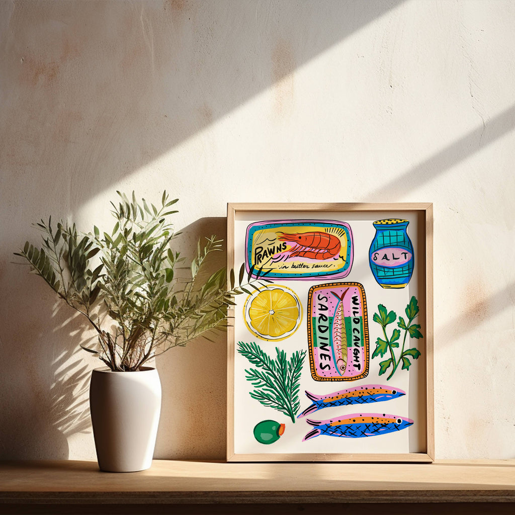 "Mediterranean Flavors" - 8" x 10" Giclée Art Print