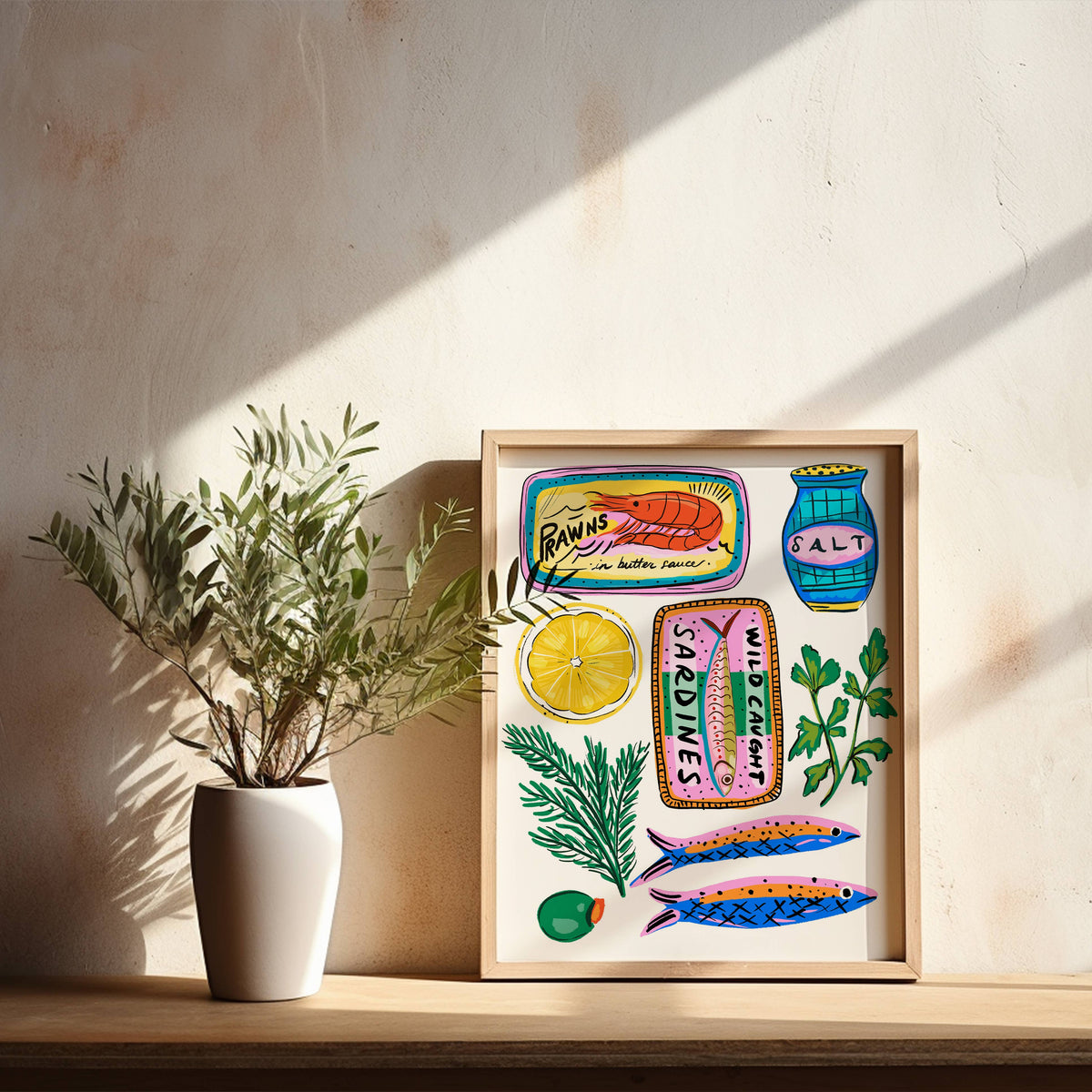 "Mediterranean Flavors" - 8" x 10" Giclée Art Print