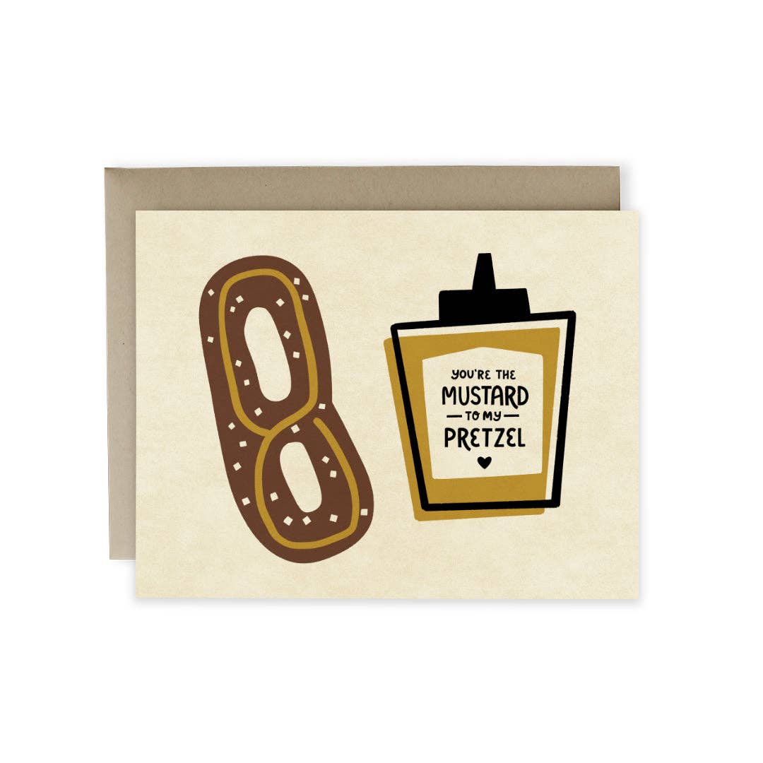Mustard to my Pretzel Card
