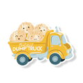 Certified Dump Truck Asian Dumplings Vinyl Sticker