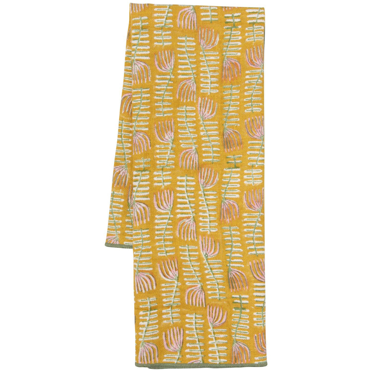 Venus Block Print Dishtowel