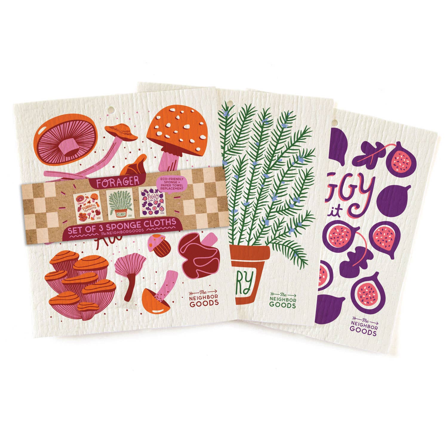 Swedish Sponge Cloth Set - 2 Varieties