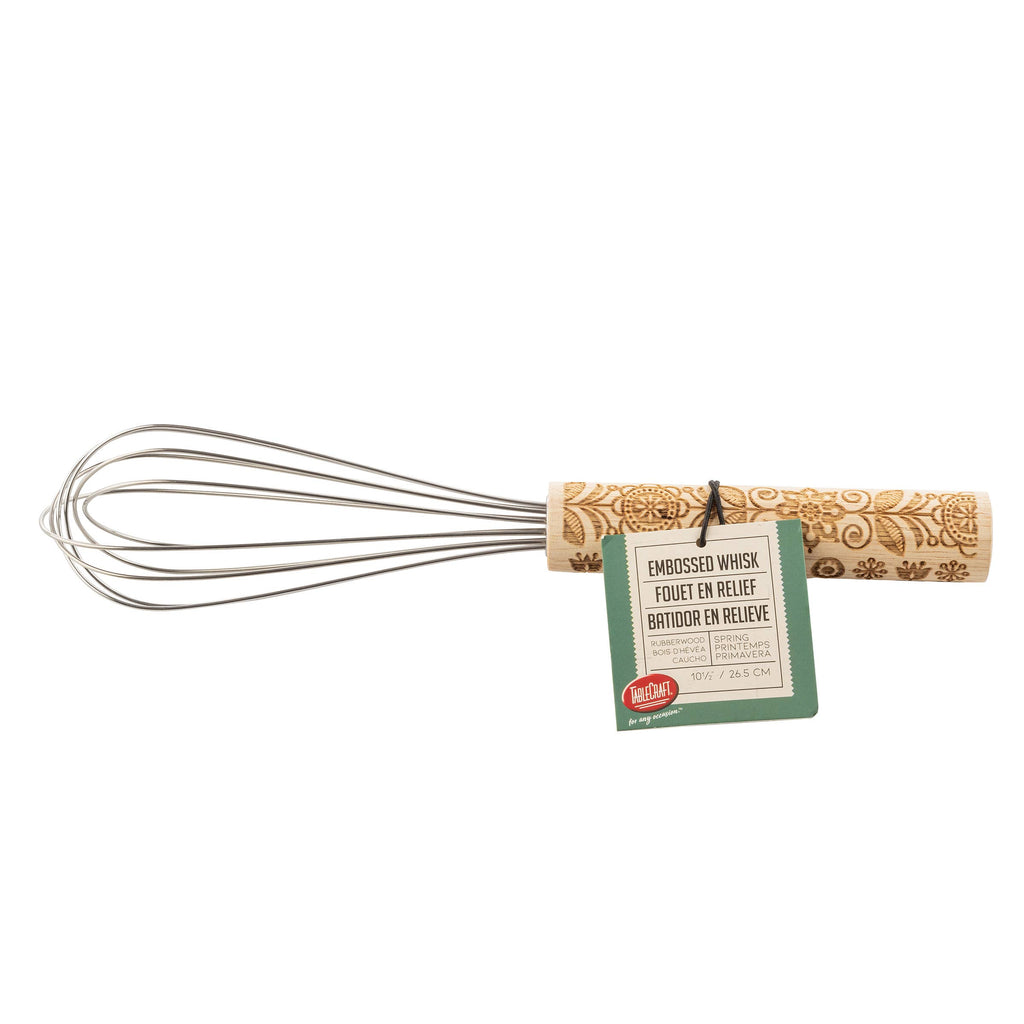 Embossed Decorative Whisk , Spring Design