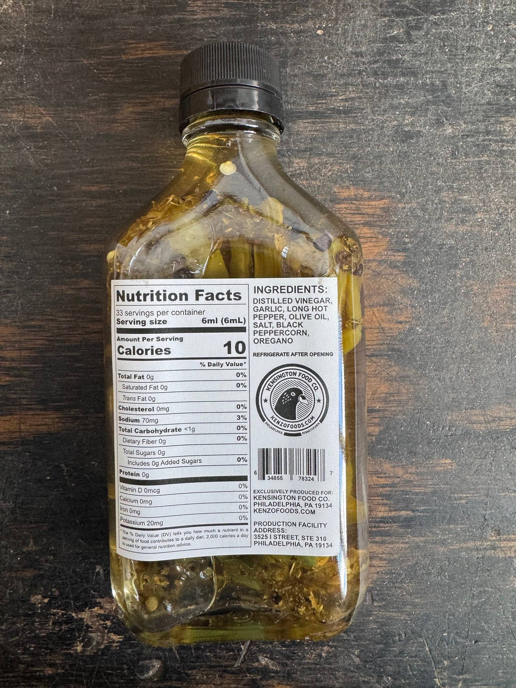 Kensington Italian Style Roasted Long Hot Pepper Sauce