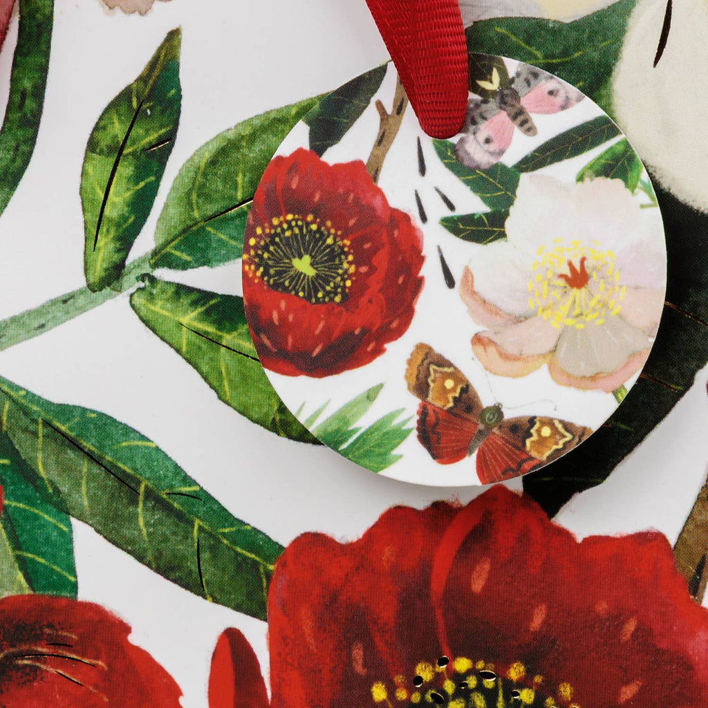 Wine Gift Bag - Peonies