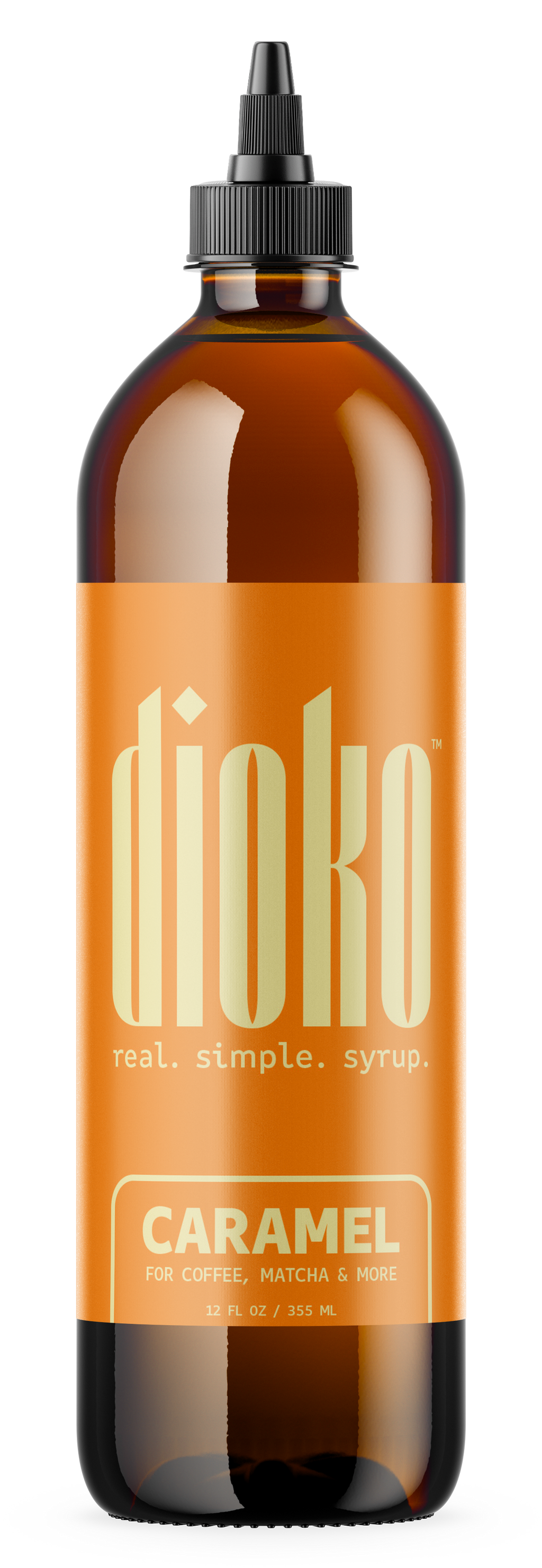 Dioko Premium Simple Syrup, 12 fl. oz Caramel